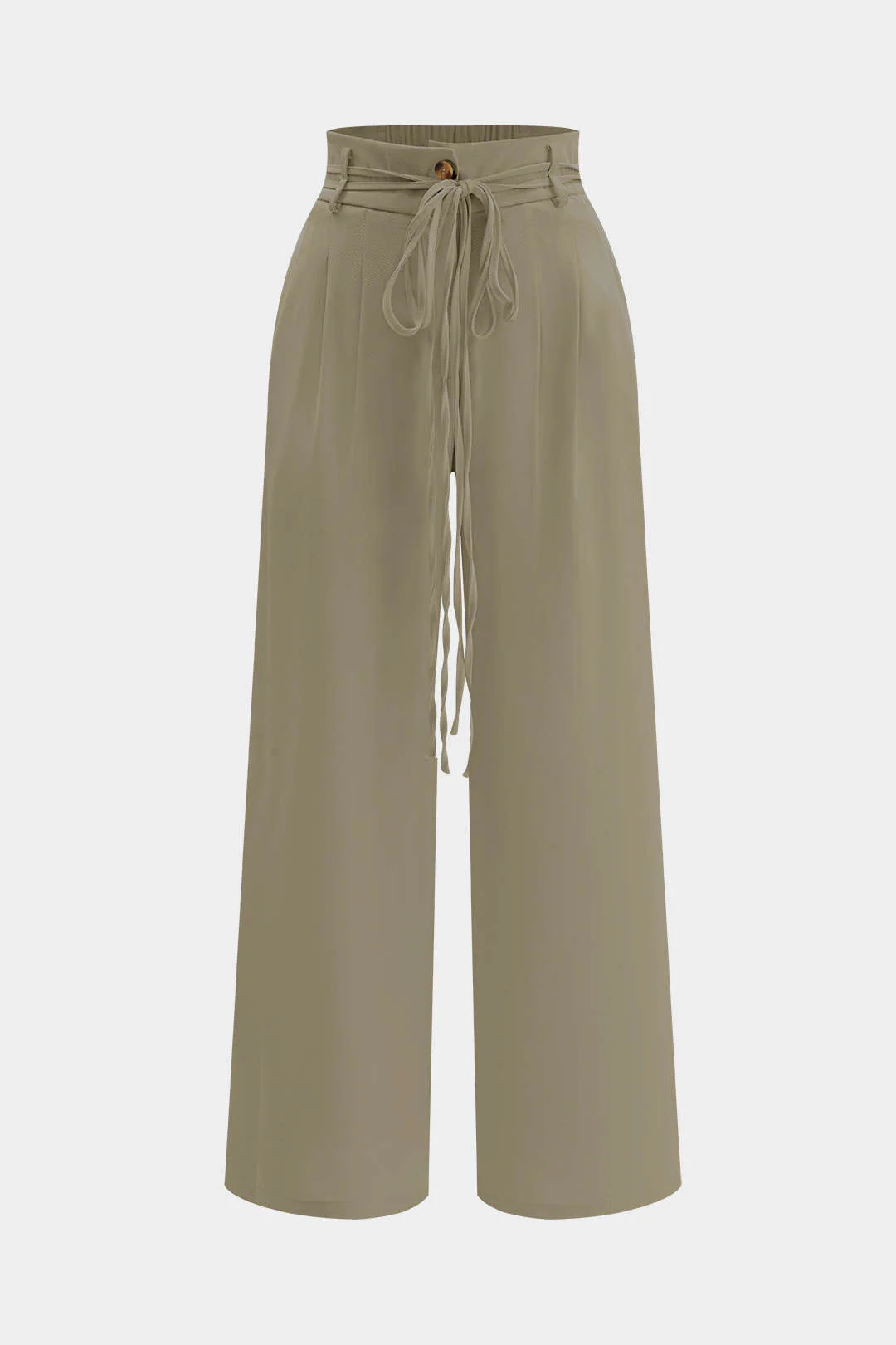 High Waist Tie-Up Trousers - Image 6