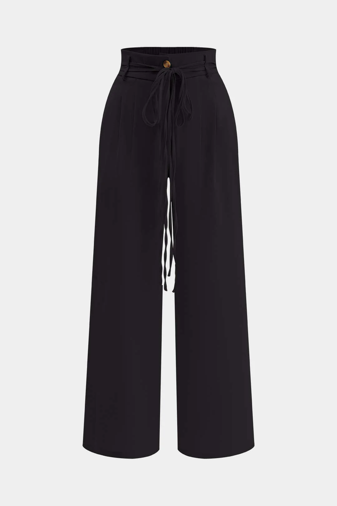 High Waist Tie-Up Trousers - Image 7