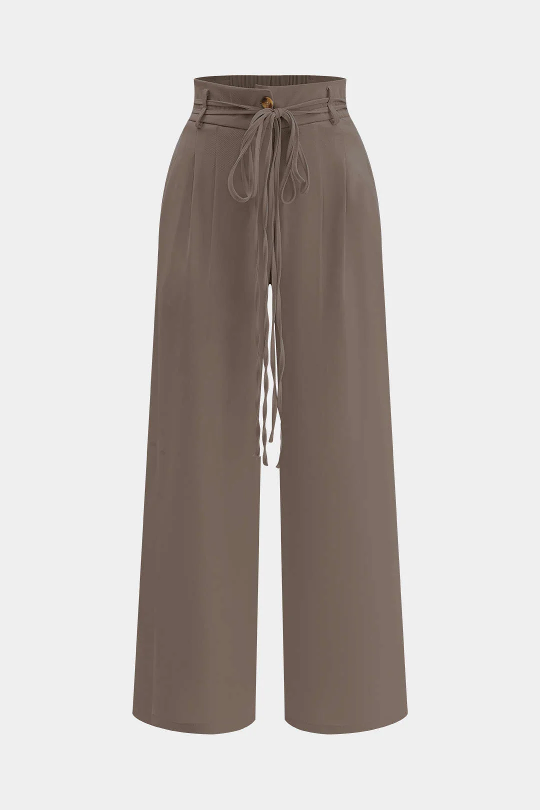 High Waist Tie-Up Trousers - Image 8