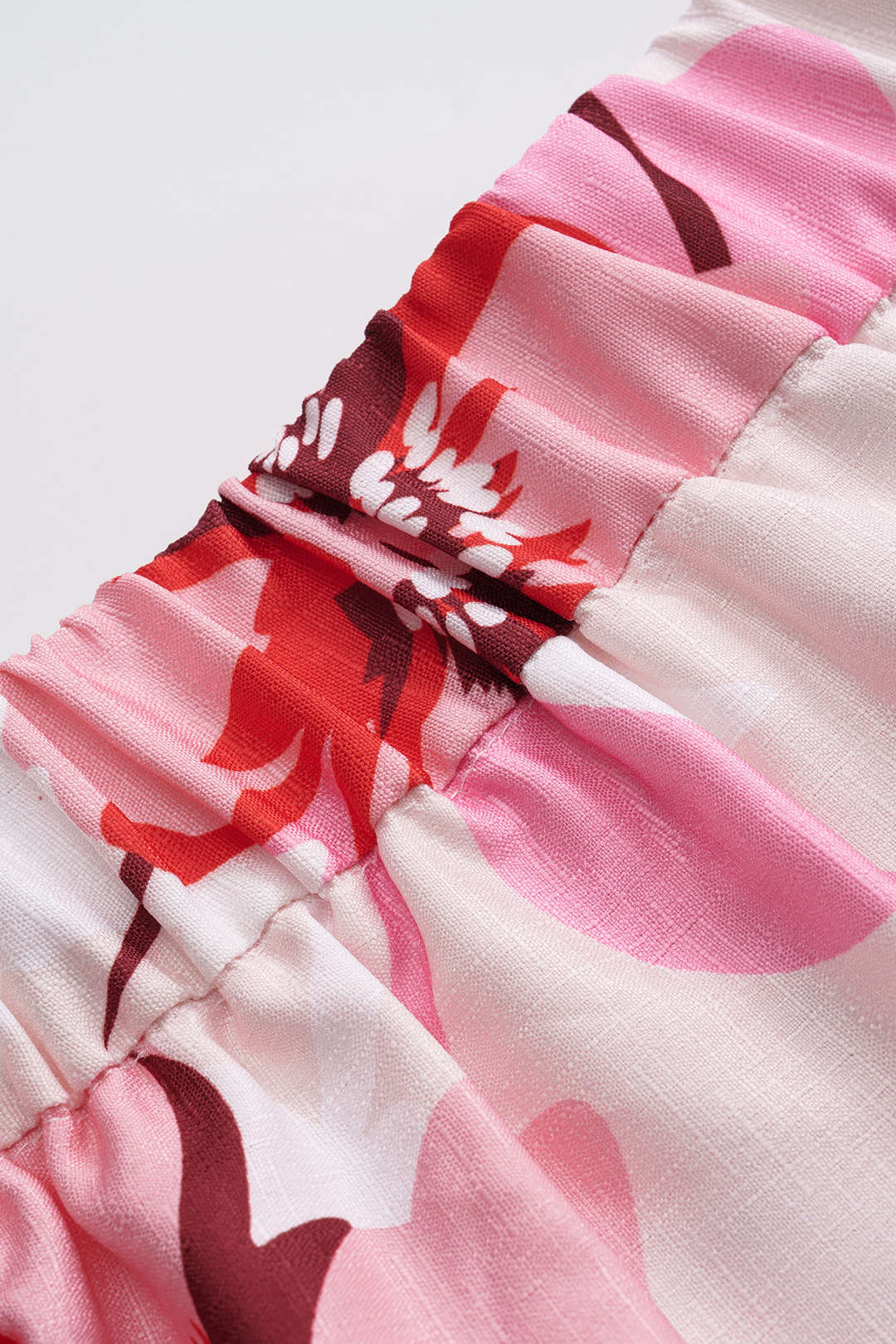 Floral Print High Waist Wide Leg Pants - Image 6