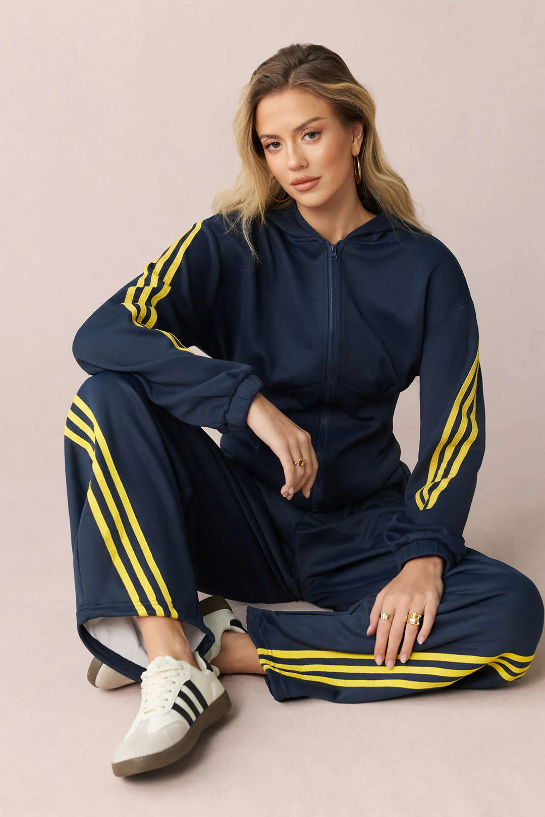Contrast Tie-Up Barrel Trousers - Image 8