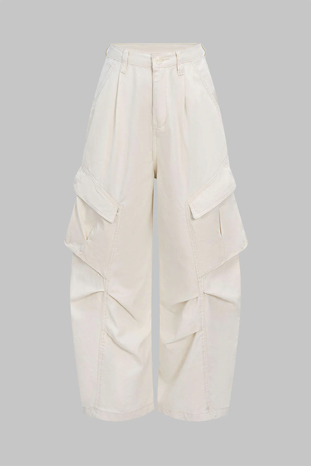 Denim Ruched Pocket Jeans - Image 11