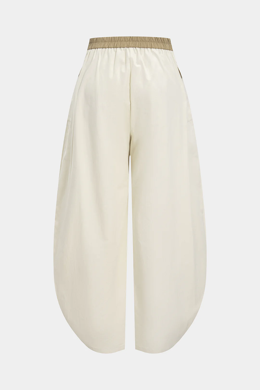 Asymmetrical Button Wide Leg Trousers - Image 2