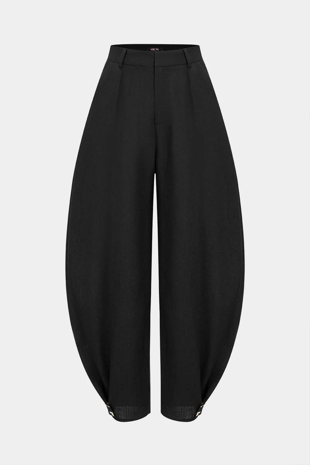Linen Solid Barrel Trousers - Image 9