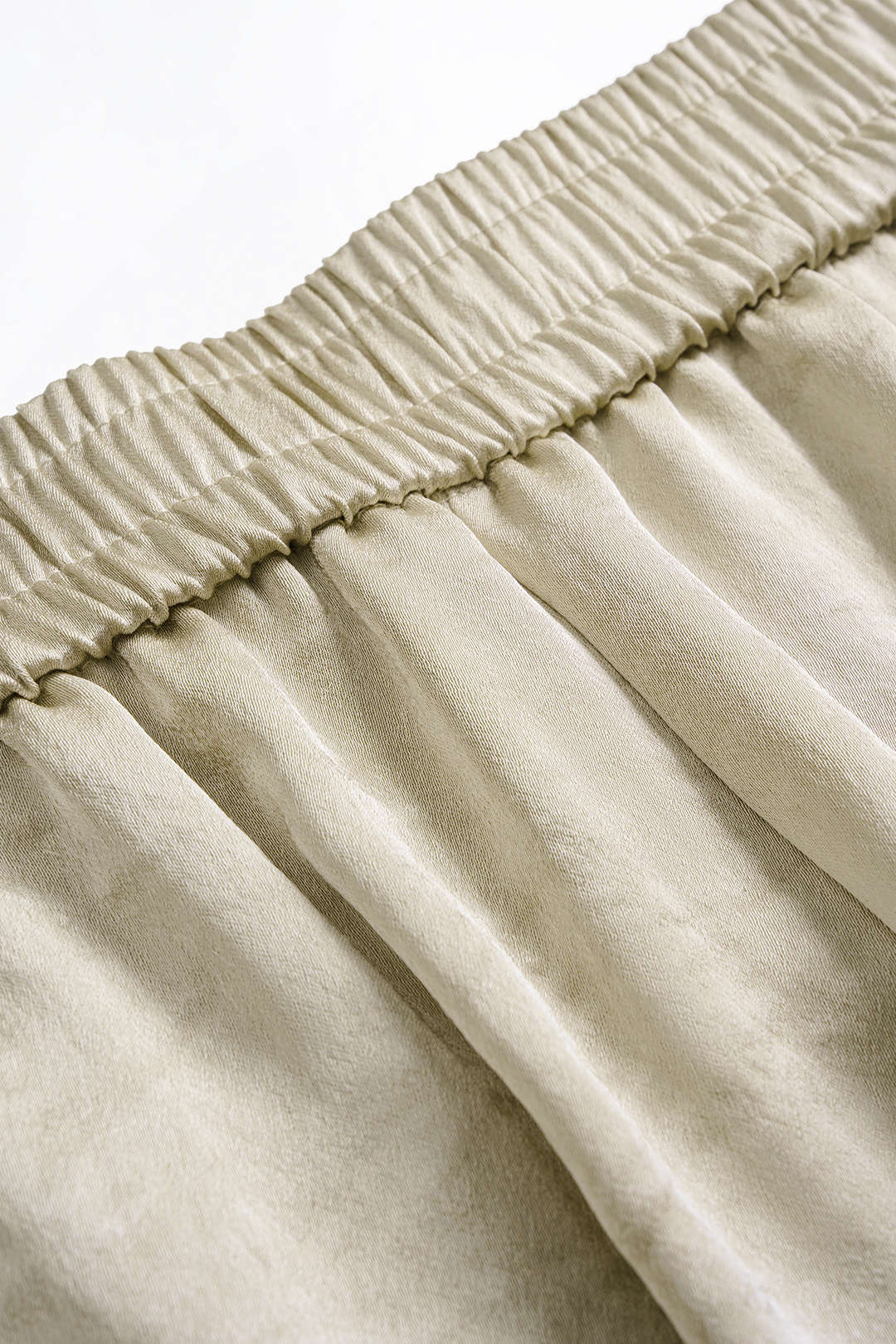 Satin High Waist Wide Leg Trousers - Image 3