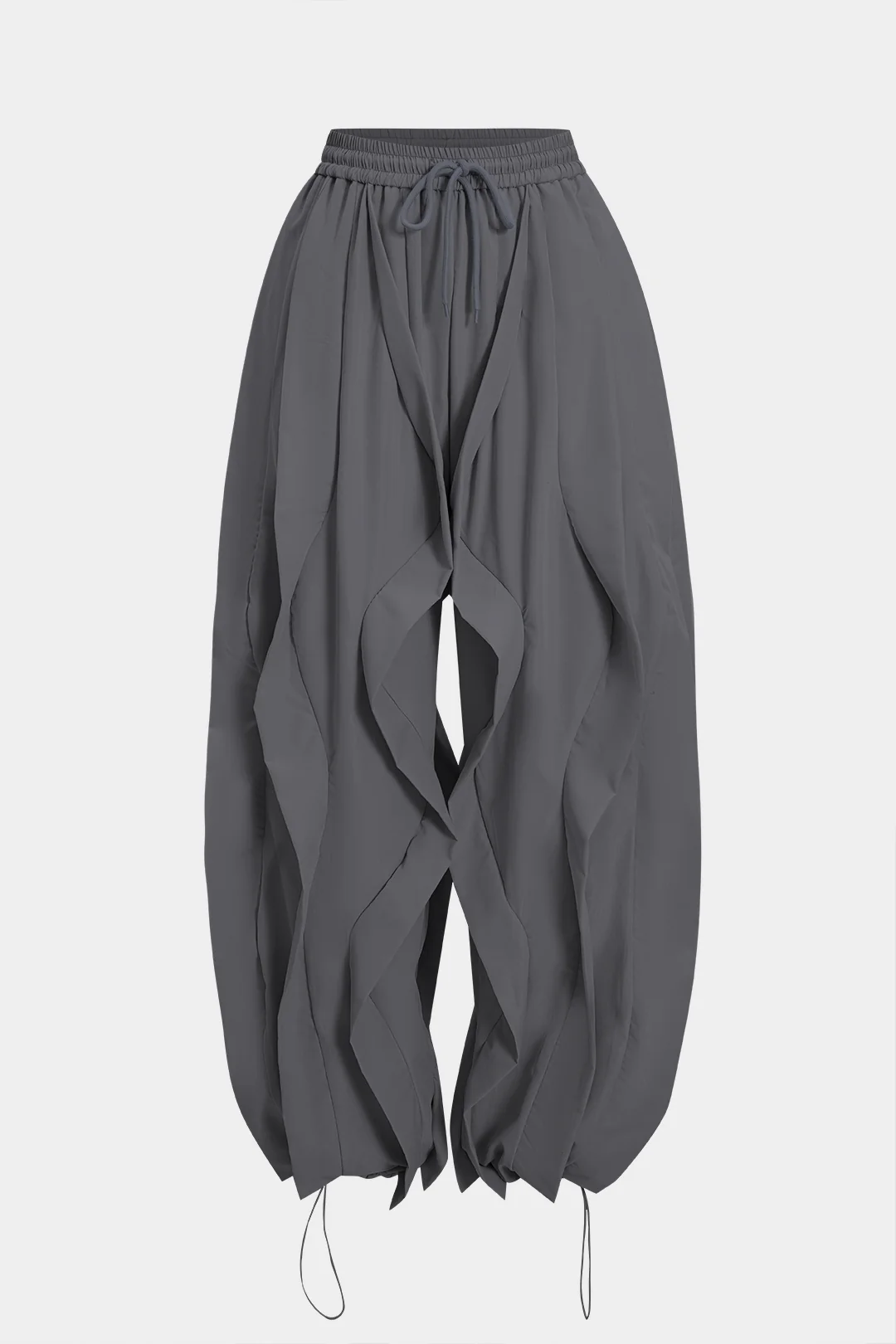 Drawstring Ruffle Trousers - Image 10