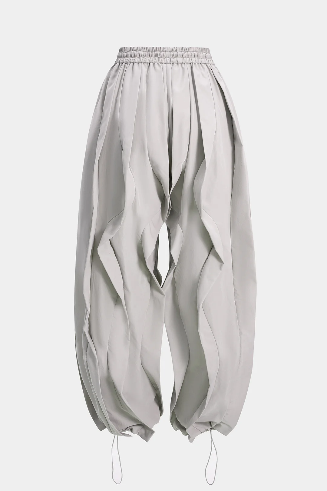Drawstring Ruffle Trousers - Image 4