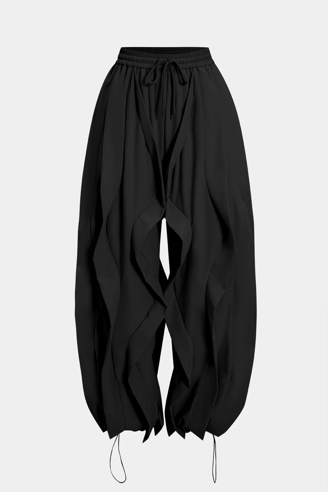 Drawstring Ruffle Trousers - Image 8