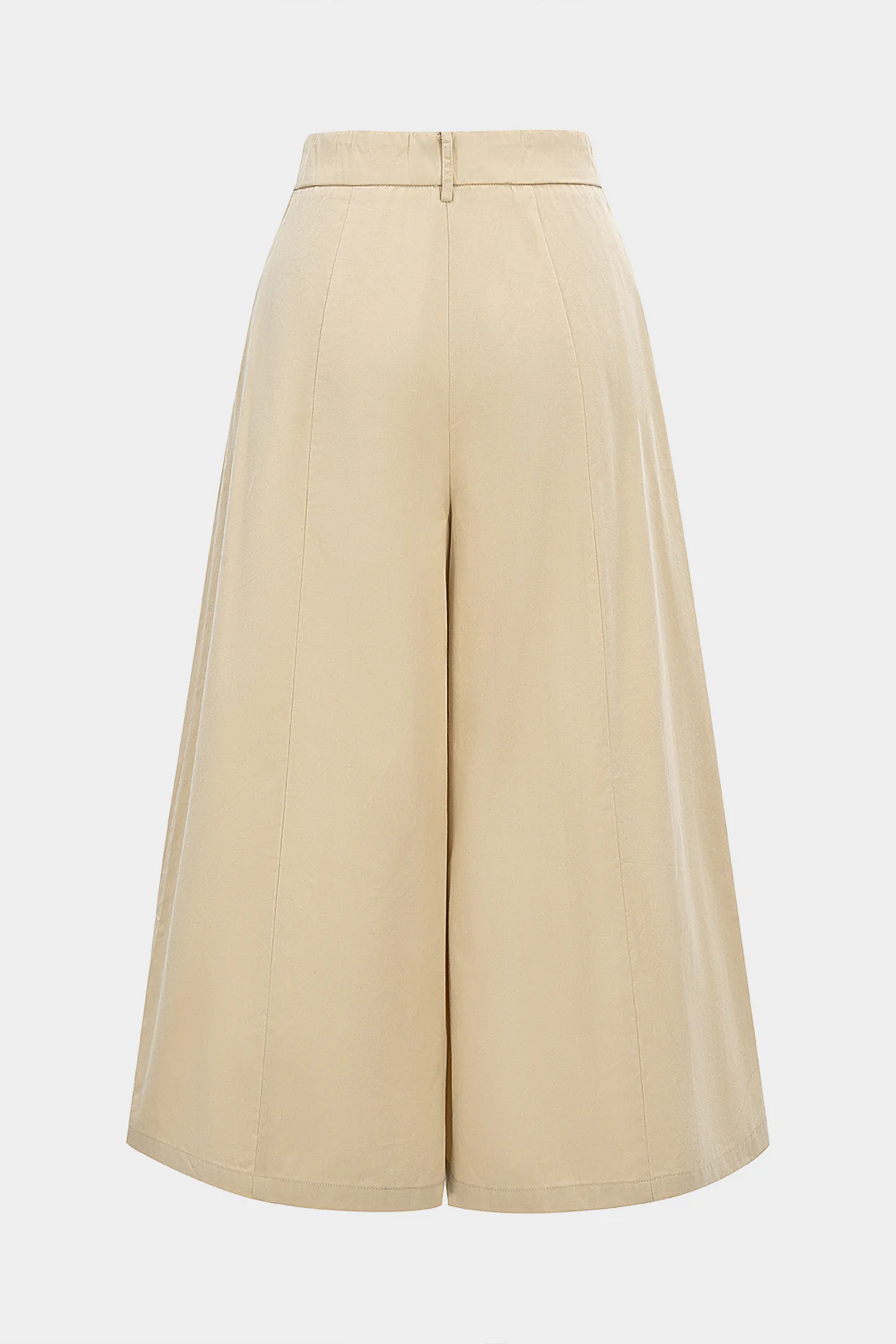 High Waist Wide Leg Pleated Trousers - Image 2