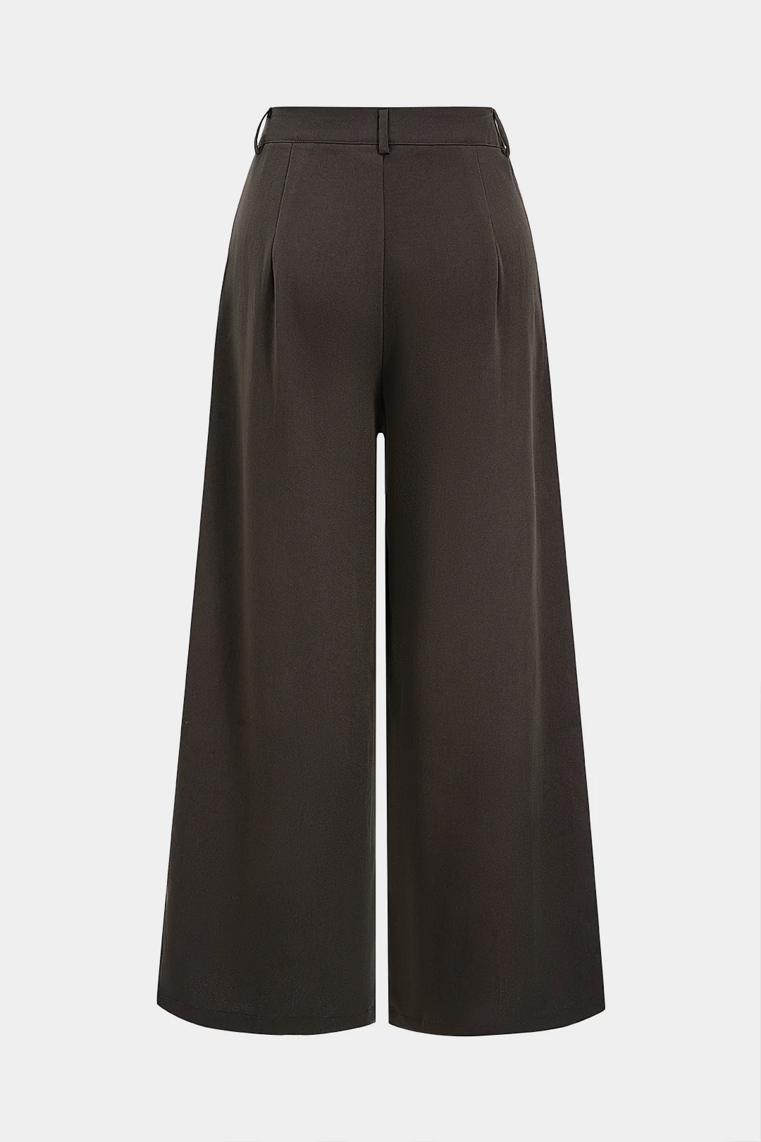 Ruched High Waist Wide Leg Trousers - Image 2