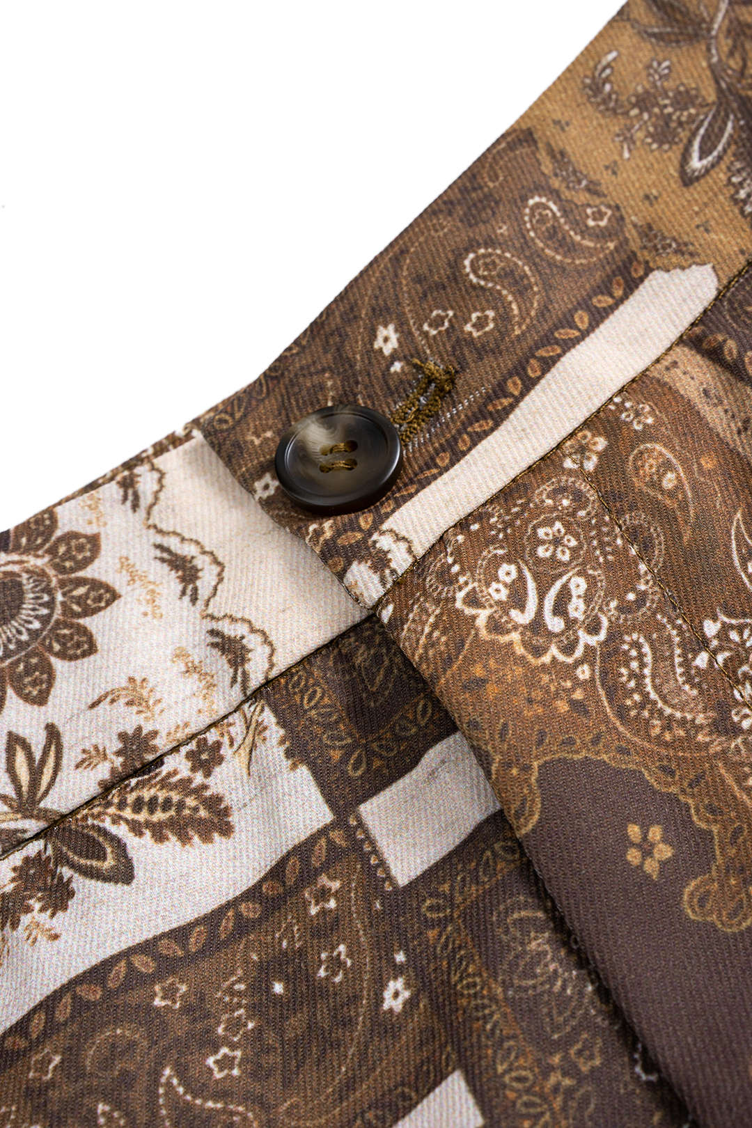 Bohemian Paisley Print Trousers - Image 8