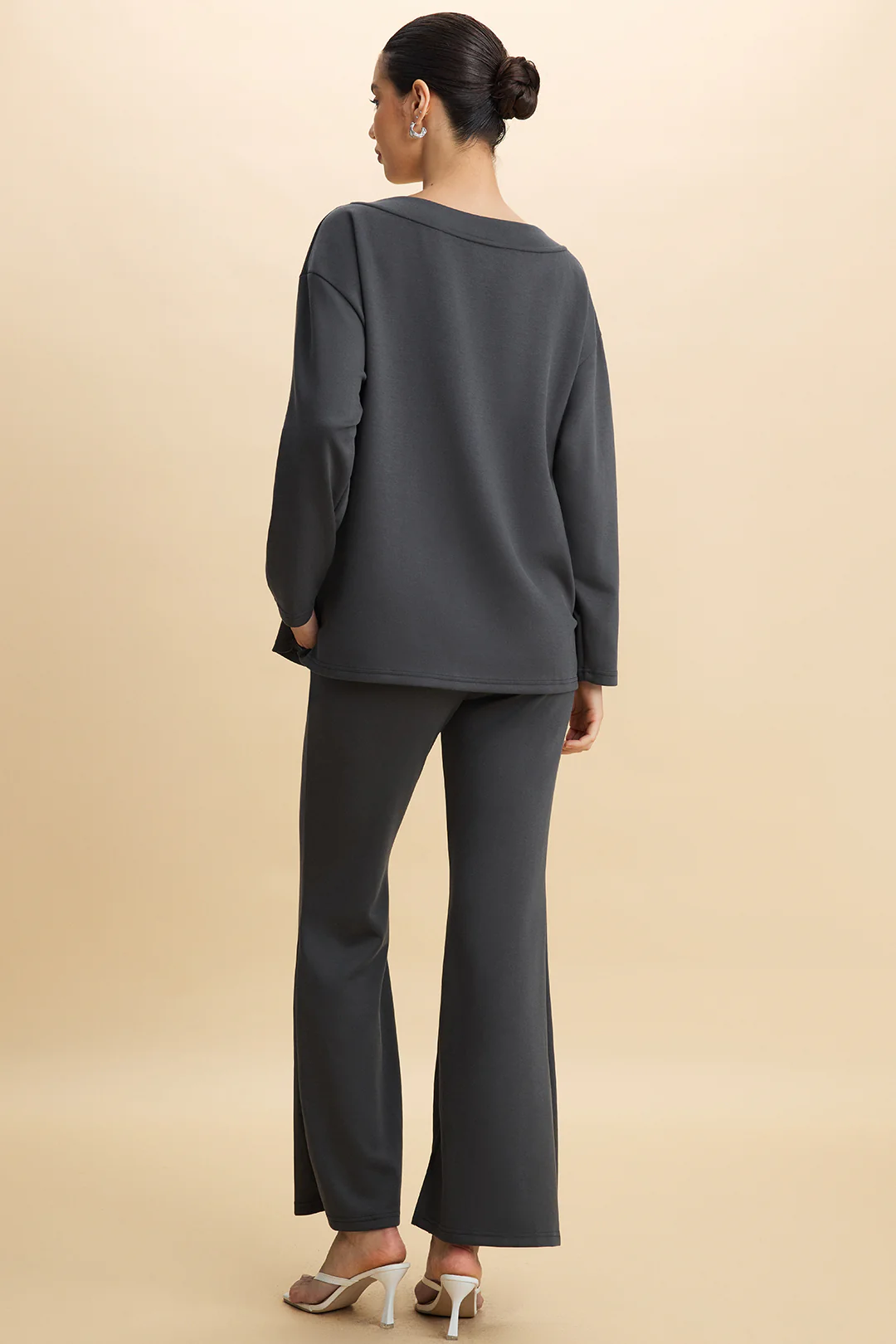 Solid Tie-Up Trousers - Image 3