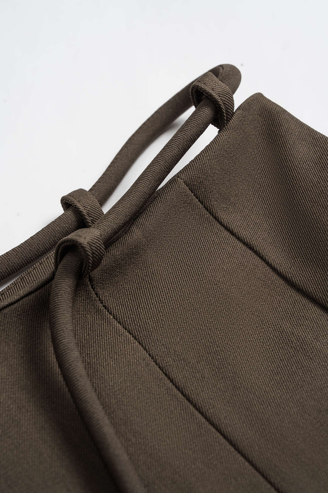 Drawstring High Waist Wide Leg Pants - Image 3