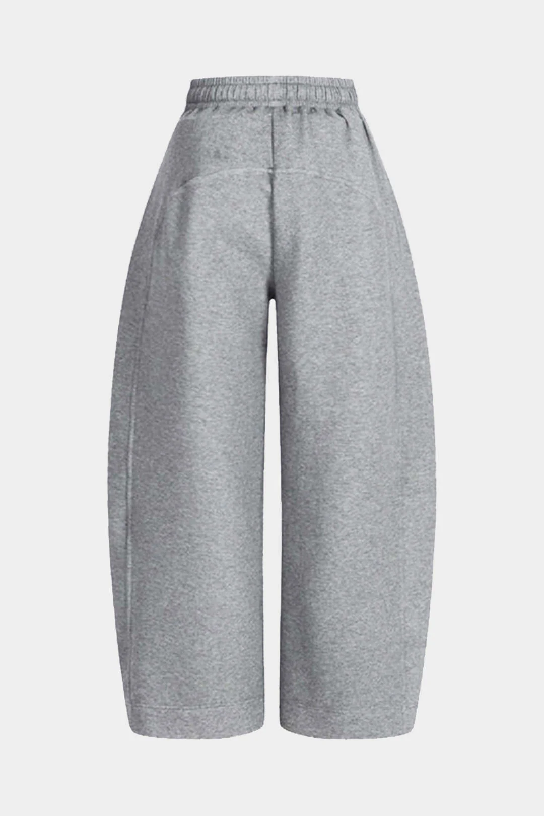 Letter Print Stitching Detail Trousers - Image 2