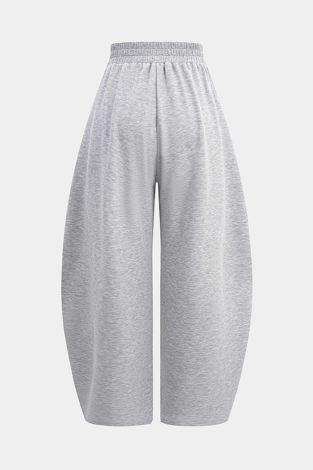 Crossed Shirred Waist Barrel Pants - Image 2