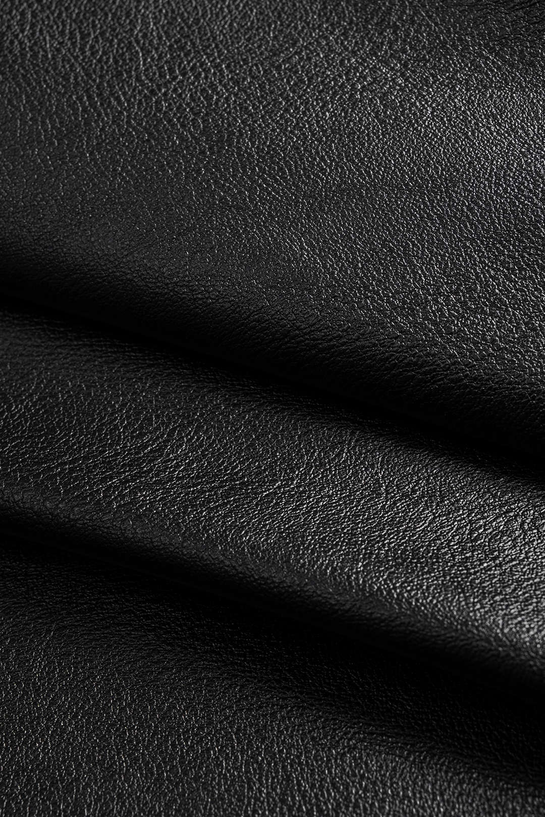 Faux Leather Button Wide Leg Pants - Image 3