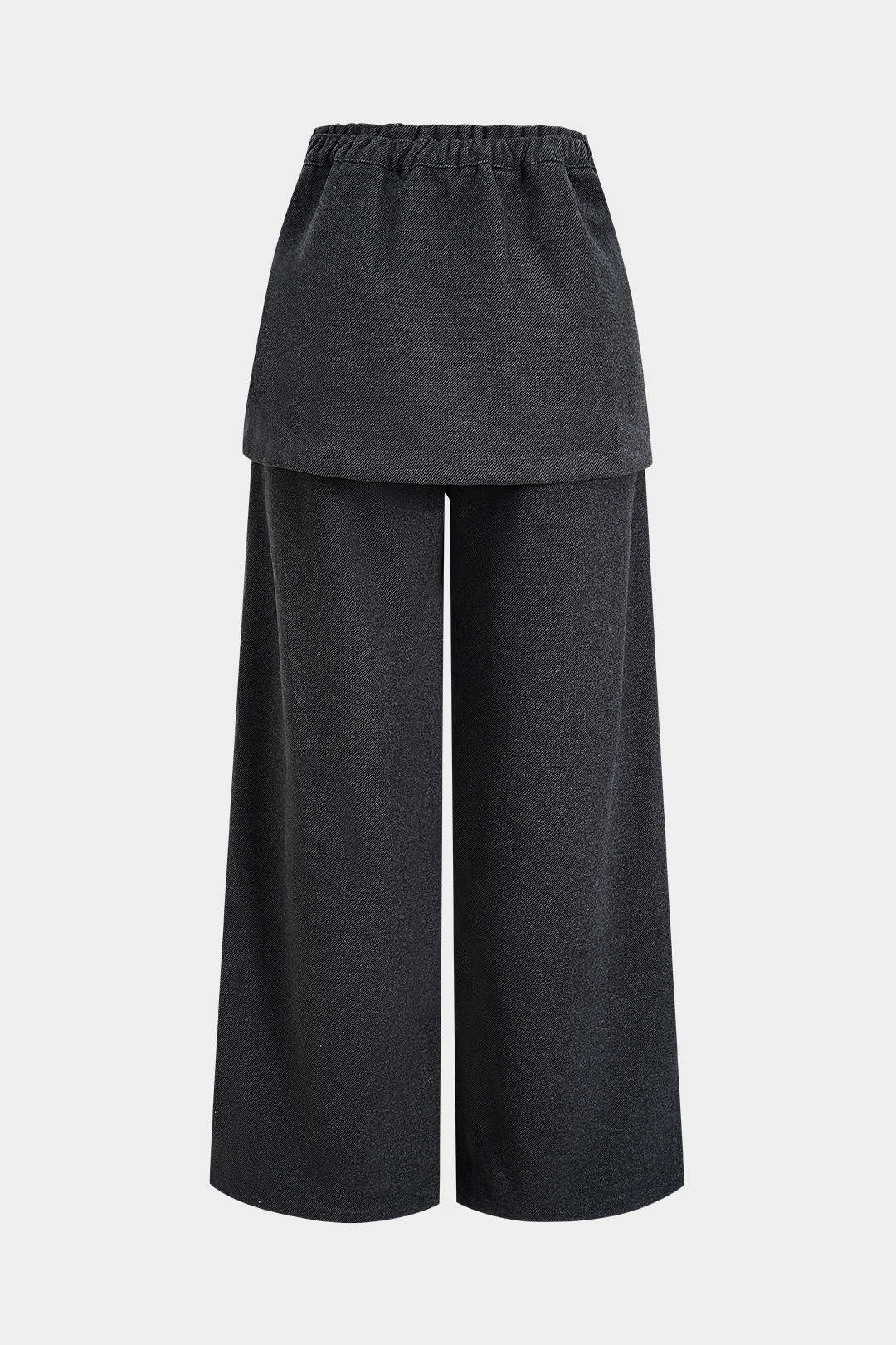 Asymmetrical Button Straight Pants - Image 2