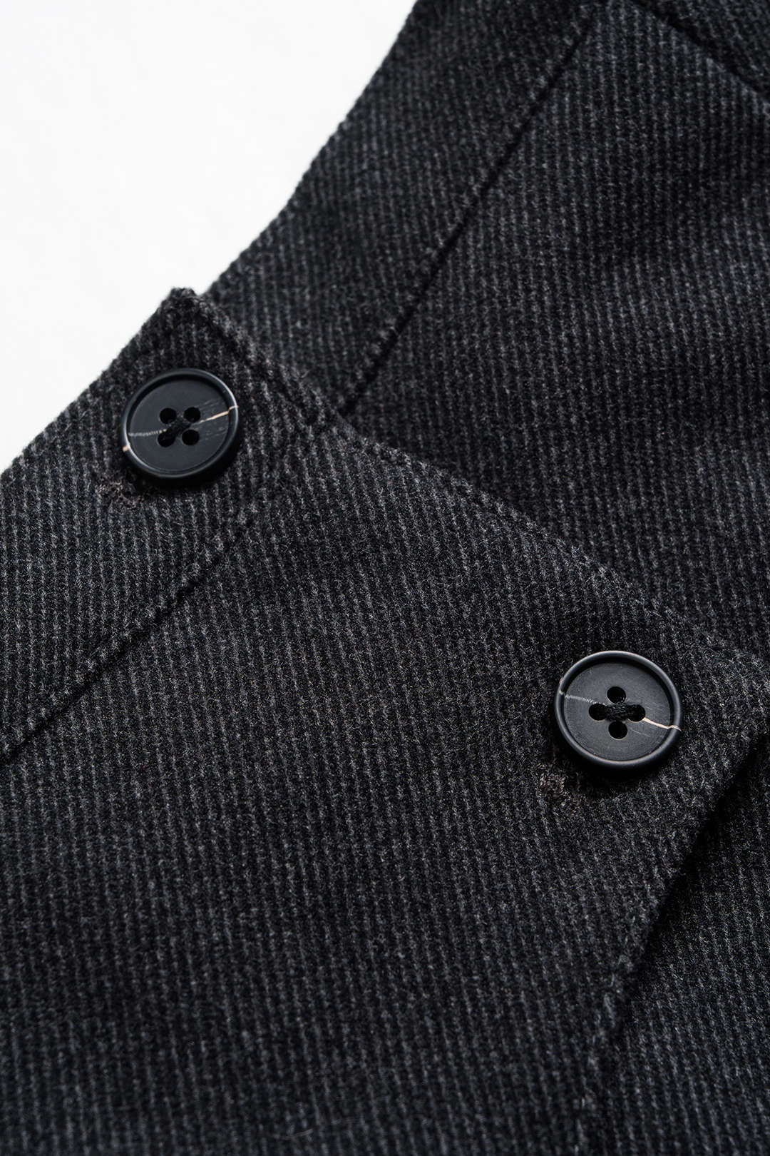 Asymmetrical Button Straight Pants - Image 4
