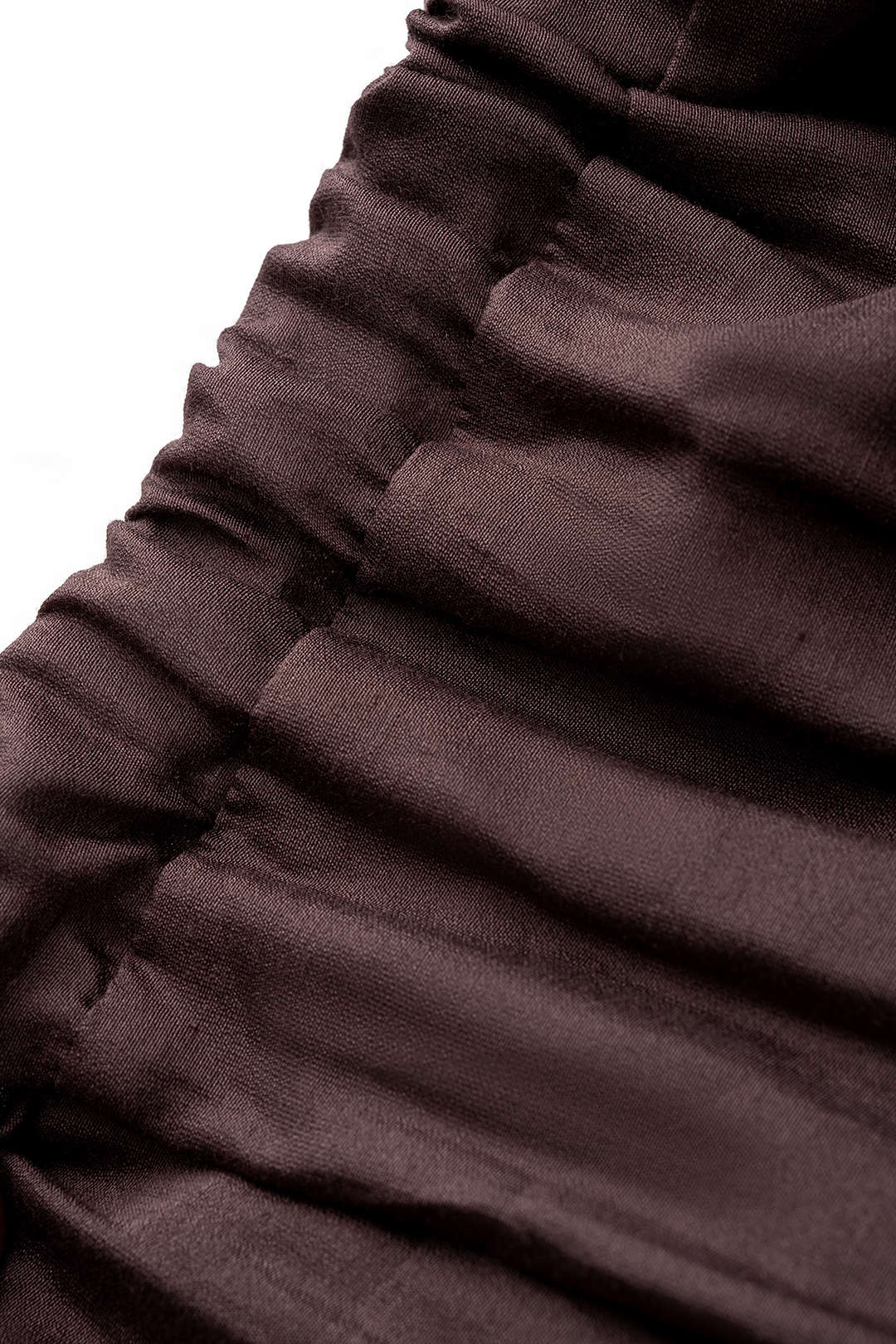 Ruched Drawstring Tie-Up High Waist Pants - Image 5