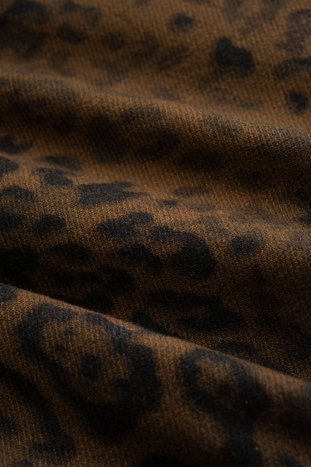 Leopard Print Drawstring Shirred Waistband Pants - Image 5