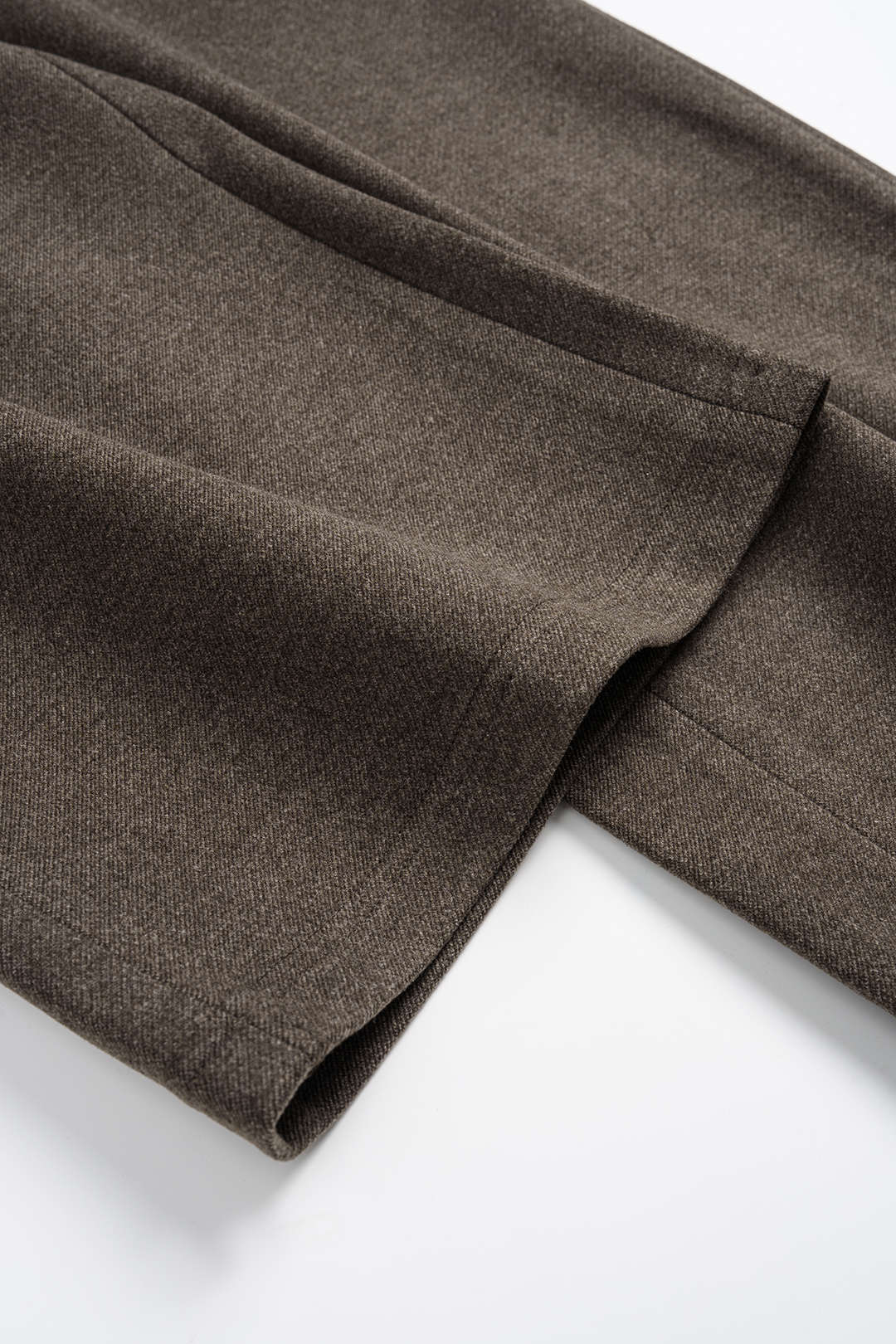 Solid Fake Pockets Straight Leg Zipper Pants - Image 5