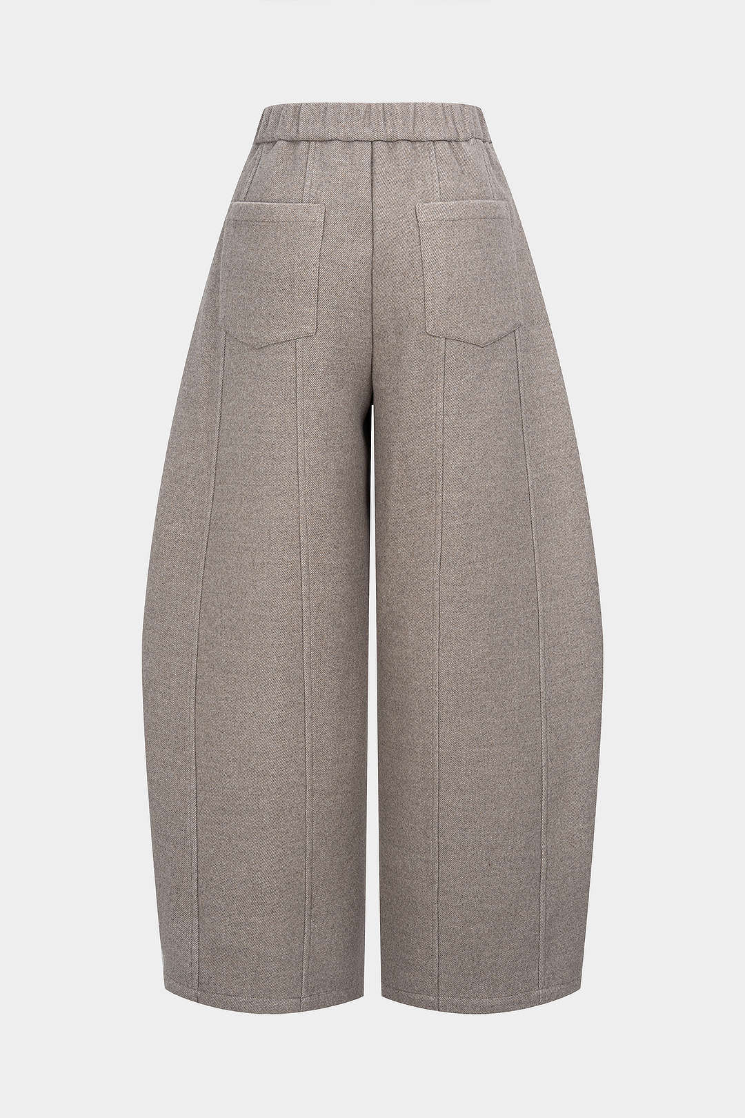 Solid Pocket Wide Leg Pants - Image 2