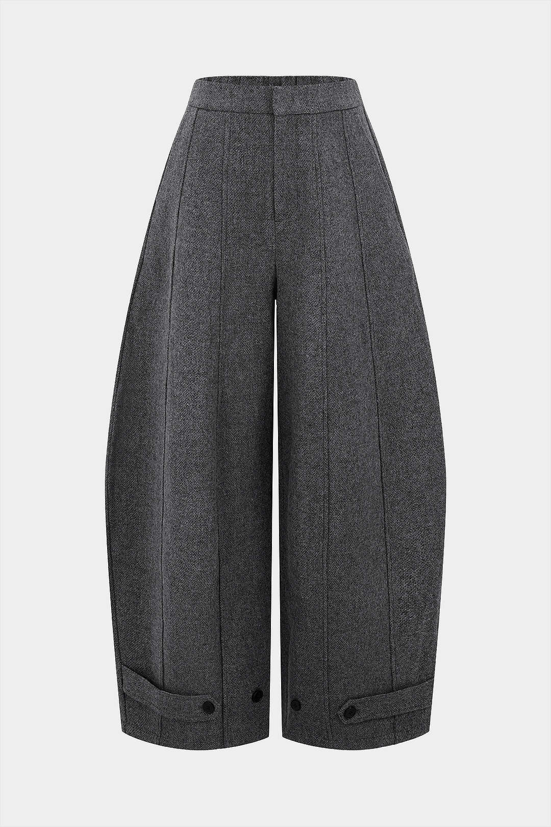 Solid Pocket Wide Leg Pants - Image 5