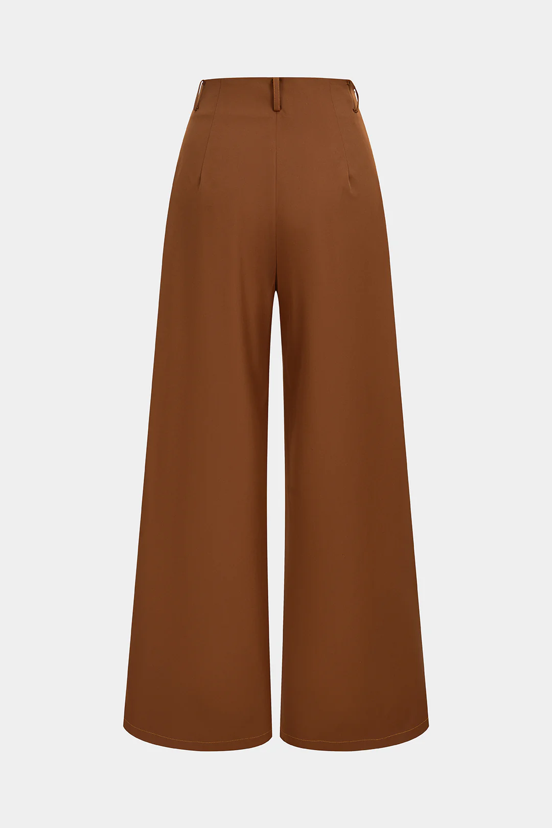 Solid Layered Straight Leg Pants - Image 2