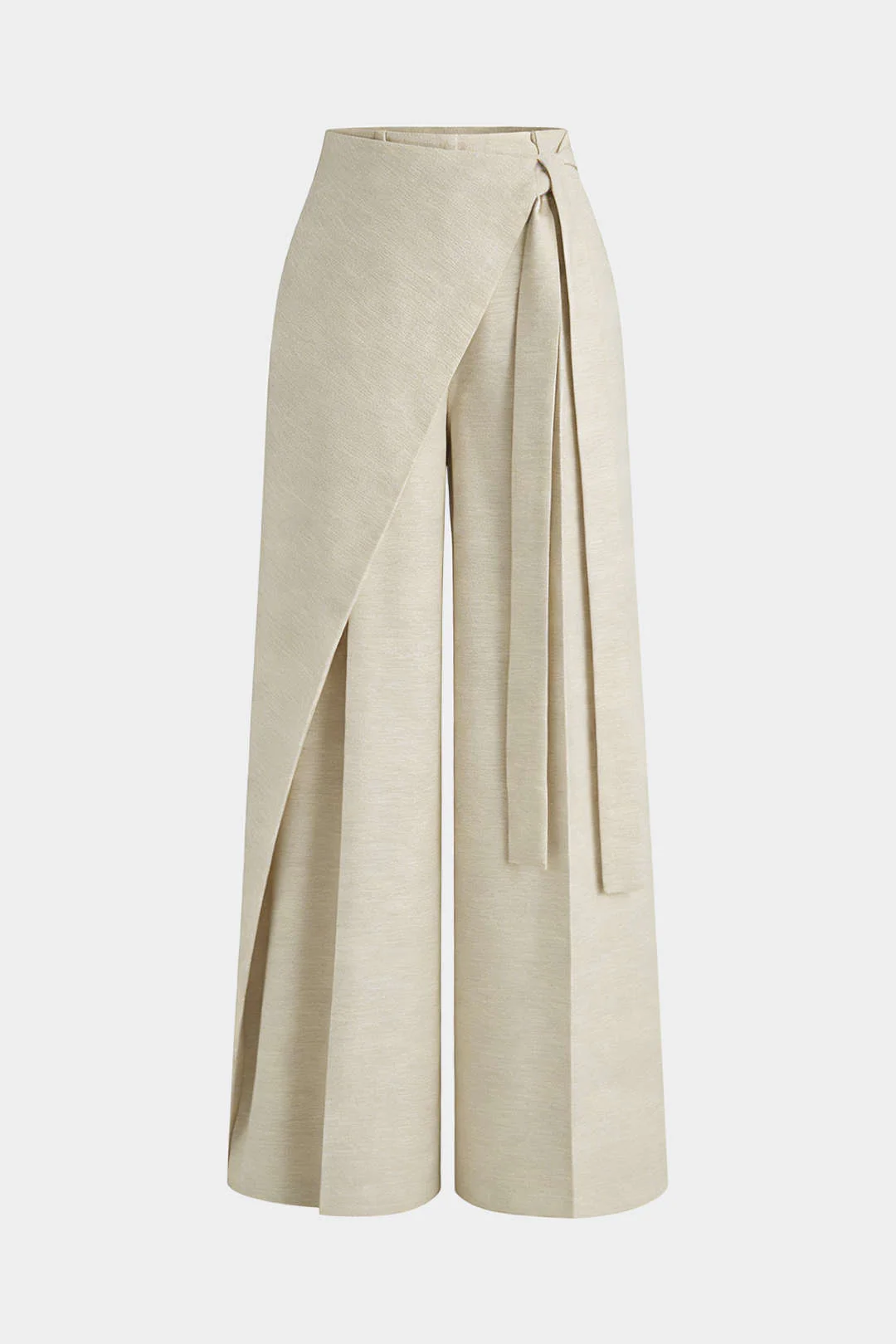 Tie Front Asymmetrical Pants - Image 7