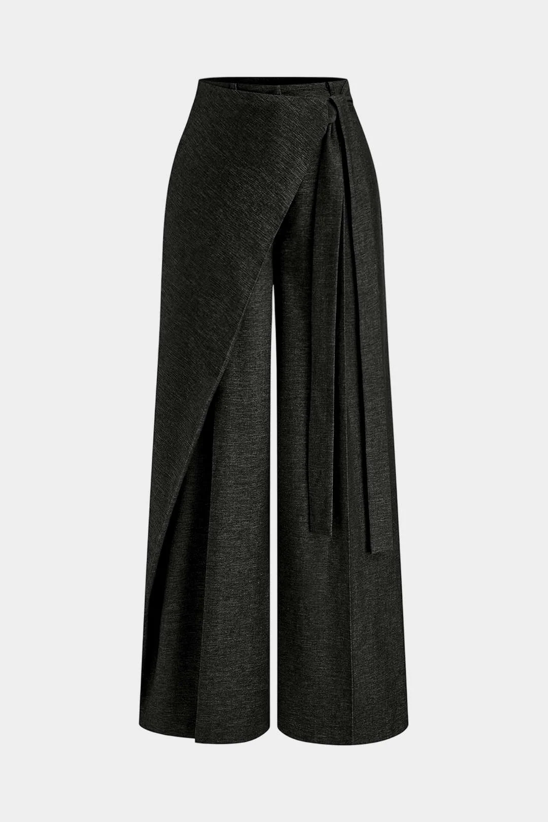 Tie Front Asymmetrical Pants - Image 8