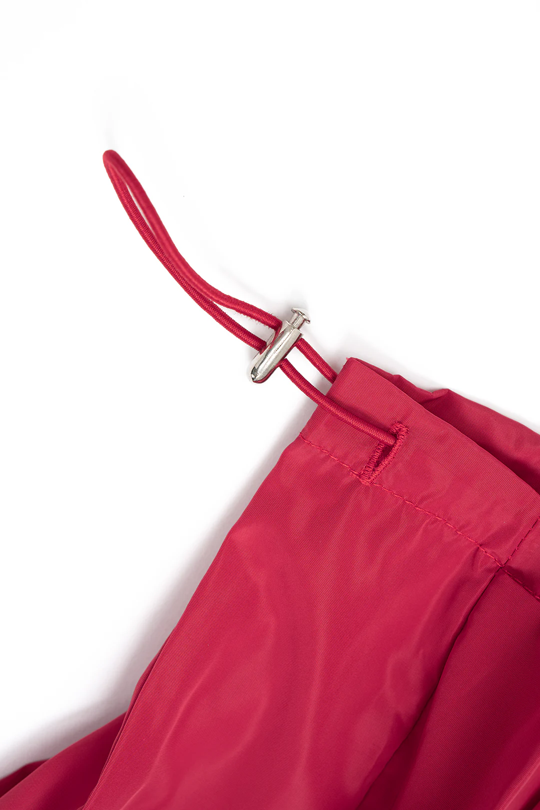 Drawstring Ruffle Detail Wide Leg Pants - Image 3