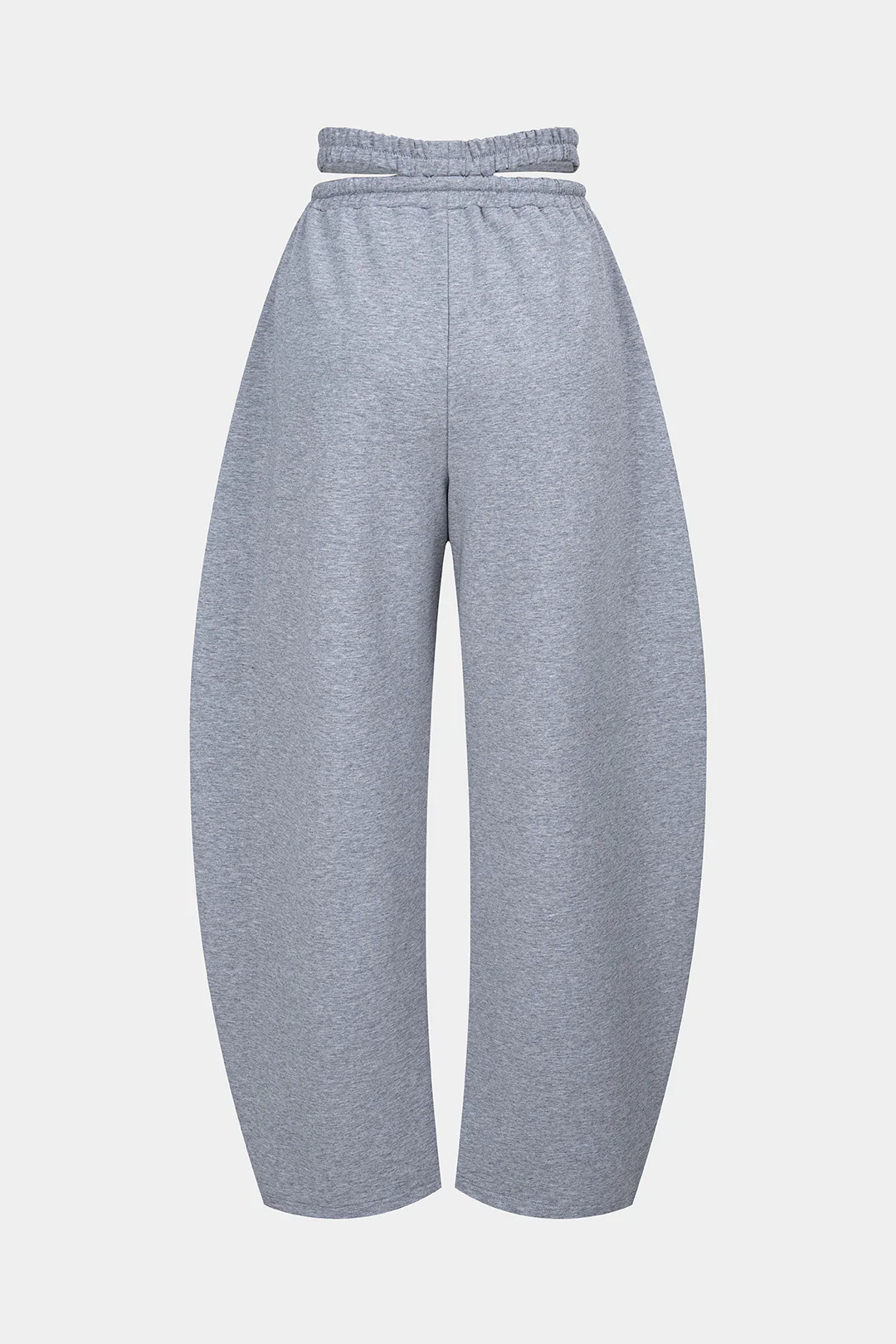 Shirred Drawstring Hollow Out Pants - Image 2