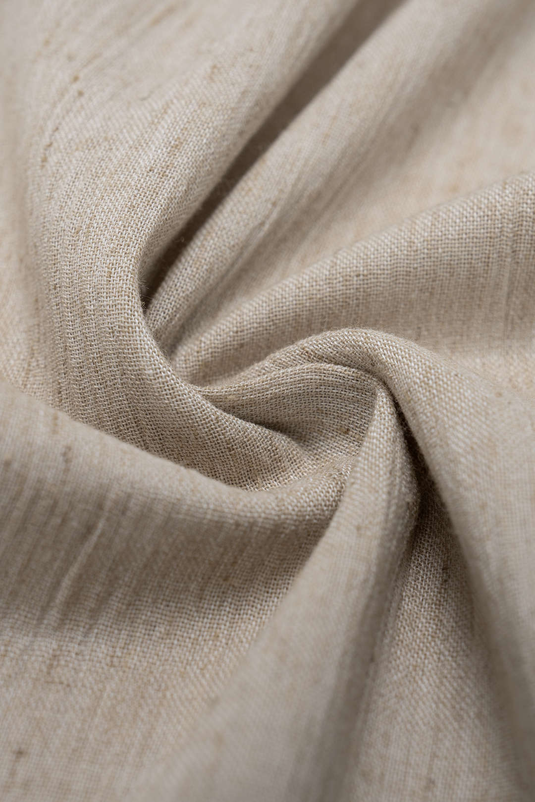 Linen Tie-Up Double Waistband Ruched Pants - Image 4