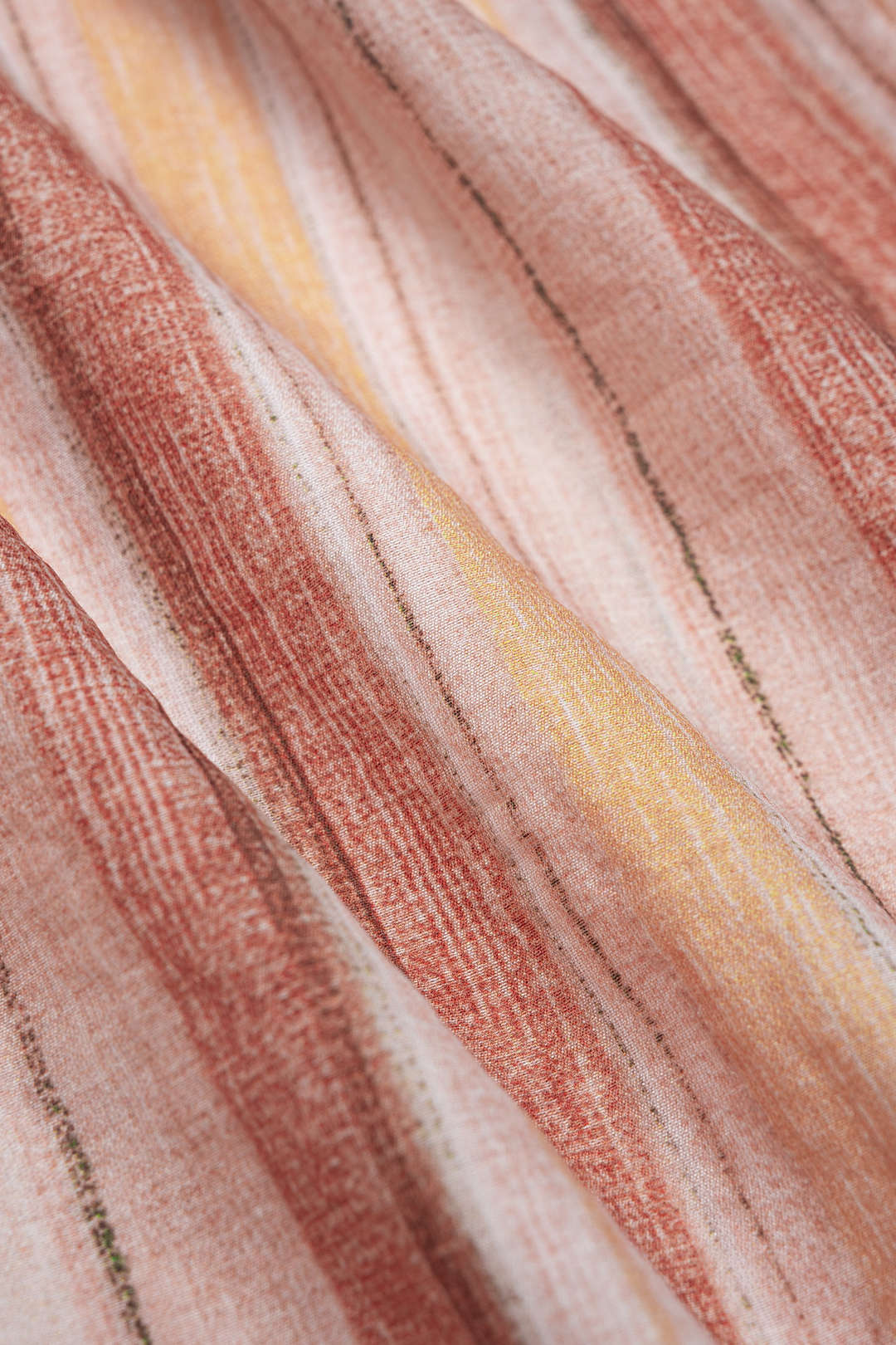 Stripes Print Tie Up Wide Leg Pants - Image 4