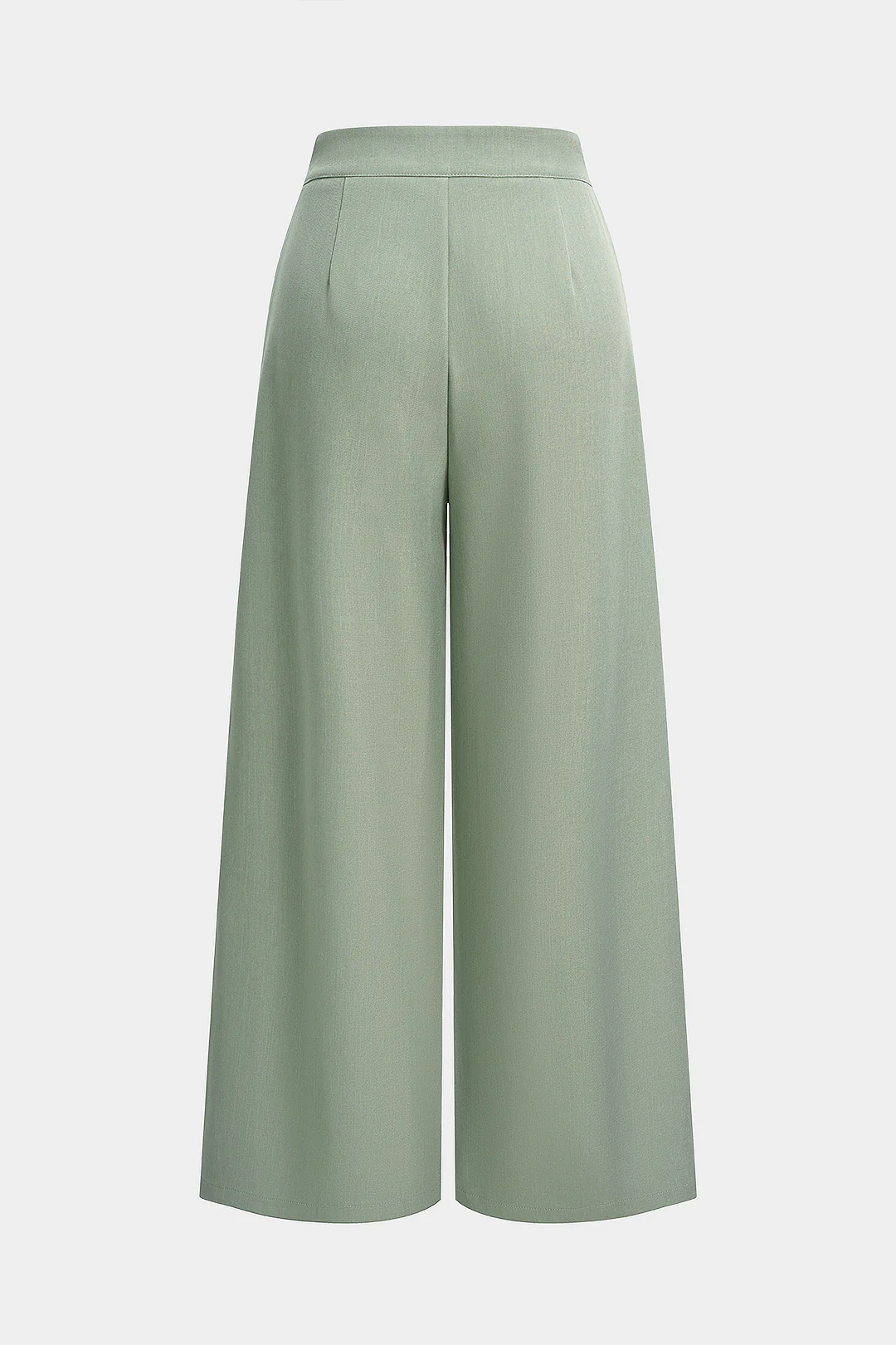 Solid Straight Leg Pants - Image 2