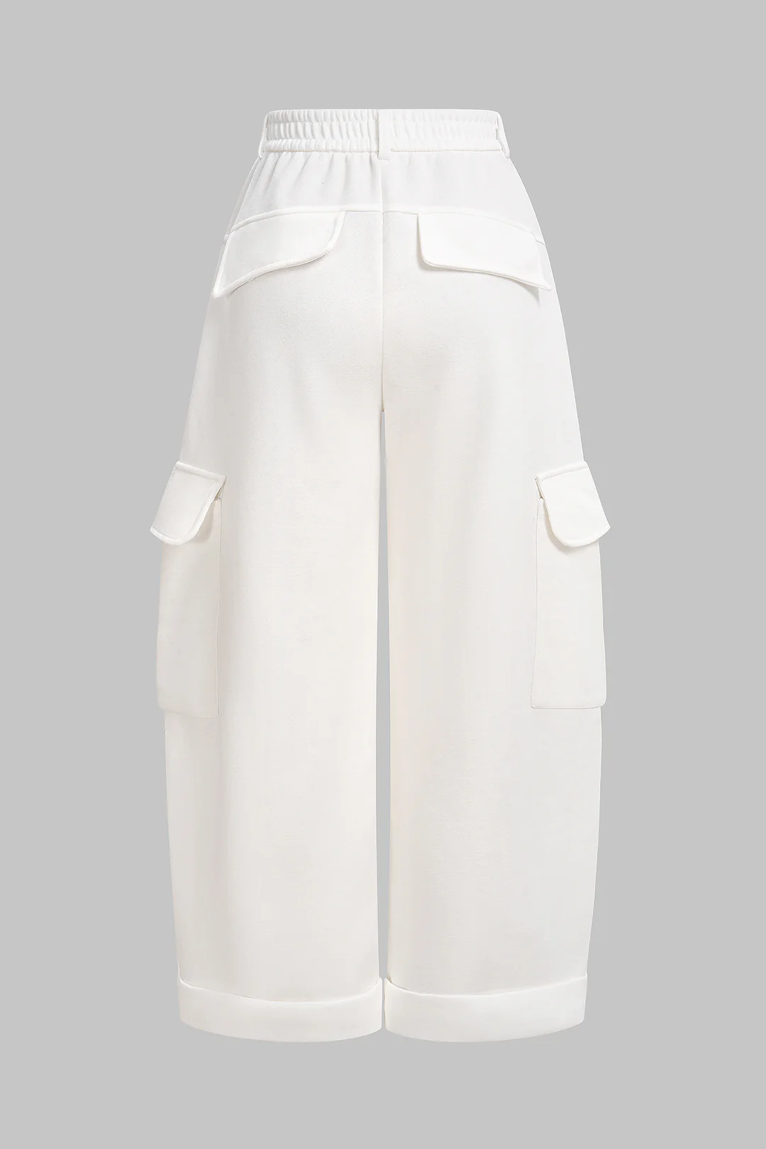 Pocket High Waist Wide Leg Pants - Image 2