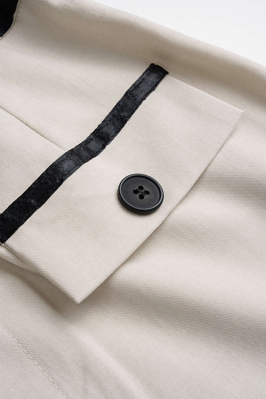 Contrast Binding Straight Leg Pants - Image 6