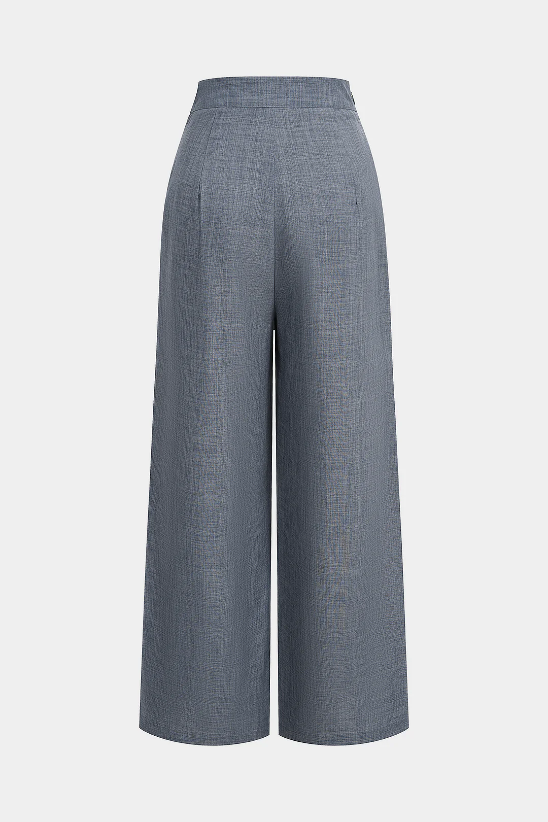 Metallic Decor High Waist Straight Leg Pants - Image 2