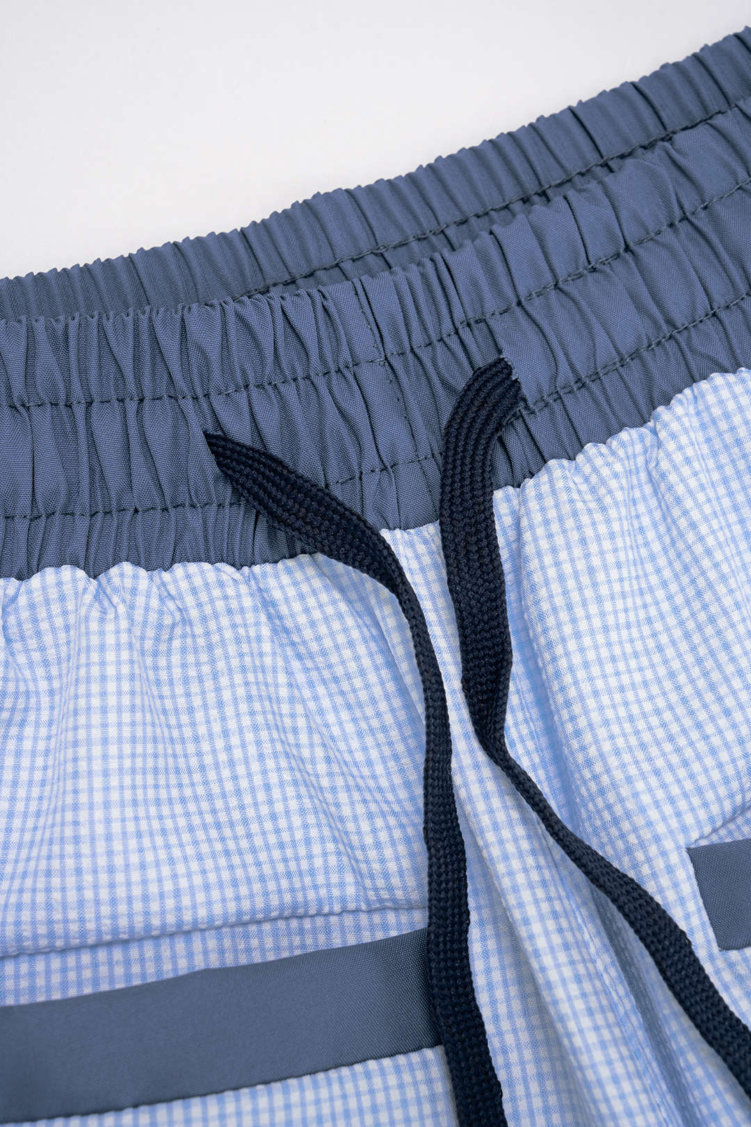 Contrast Plaid Print Wide Leg Pants - Image 9