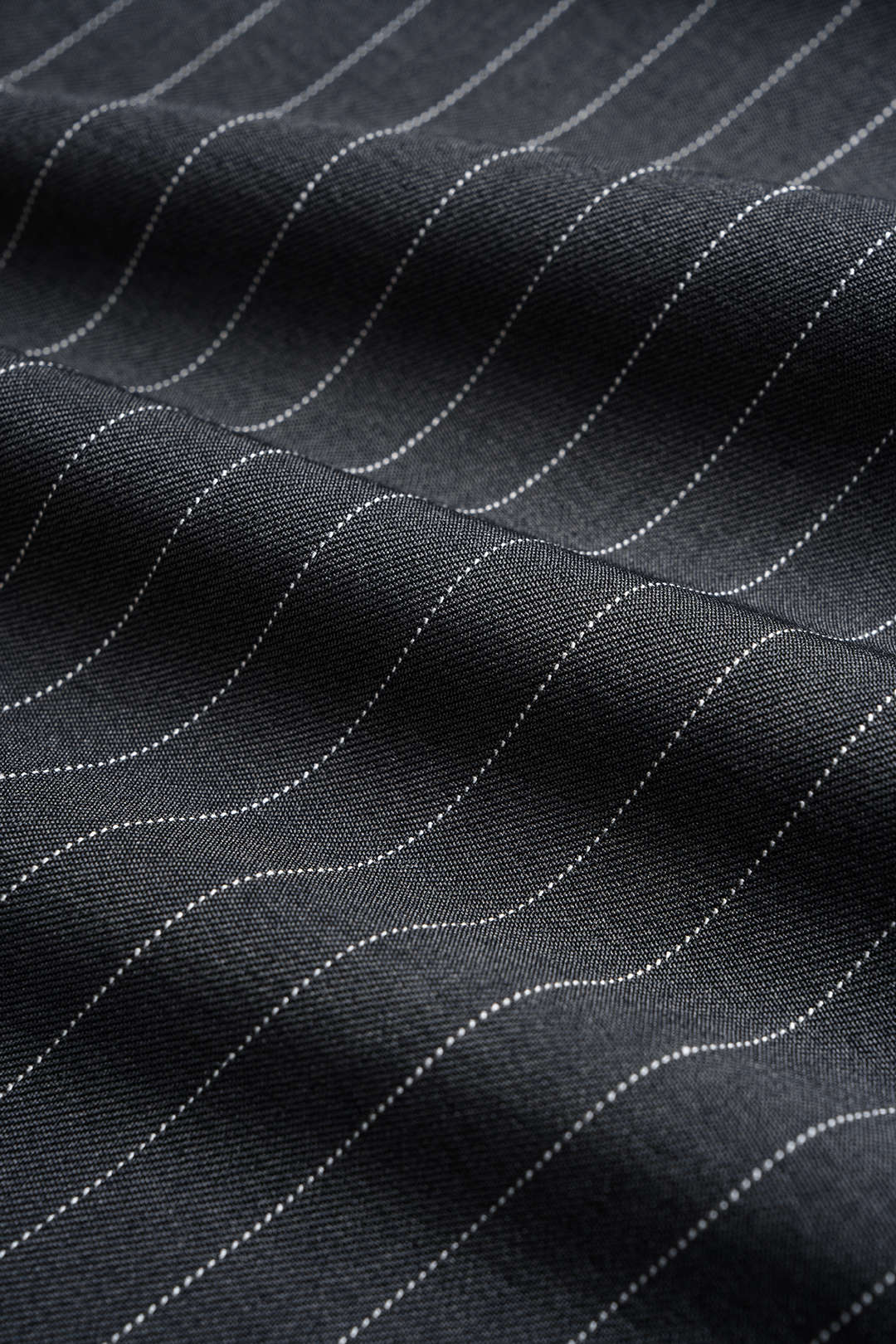 Pinstripe High Waist Wide Leg Pants - Image 3