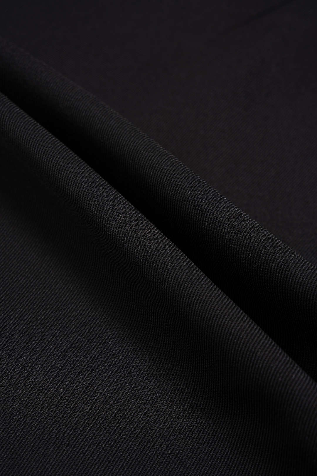 Solid Shirred Waistband Button Pants - Image 5