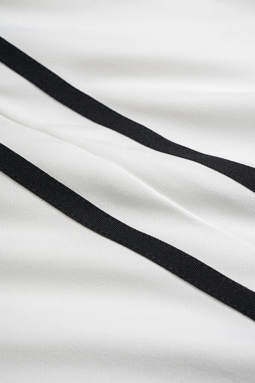 Contrast Binding Pocket High Waist Wide Leg Pants - Image 4