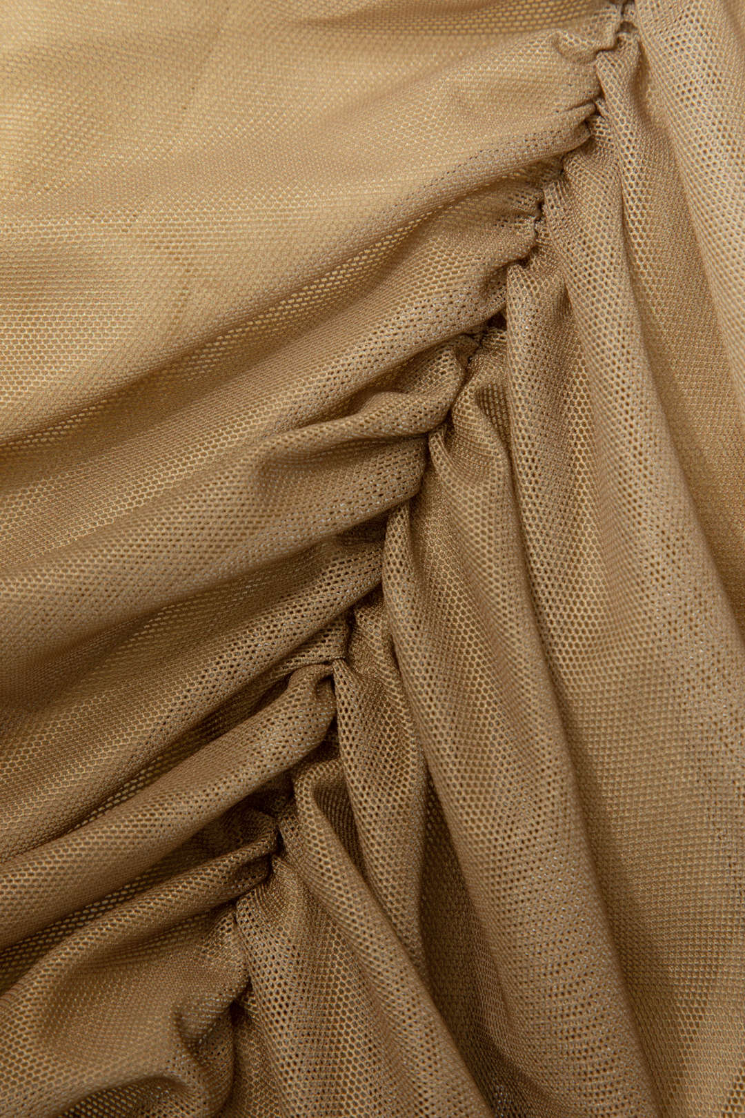 Mesh Ruched Cami Maxi Dress - Image 4