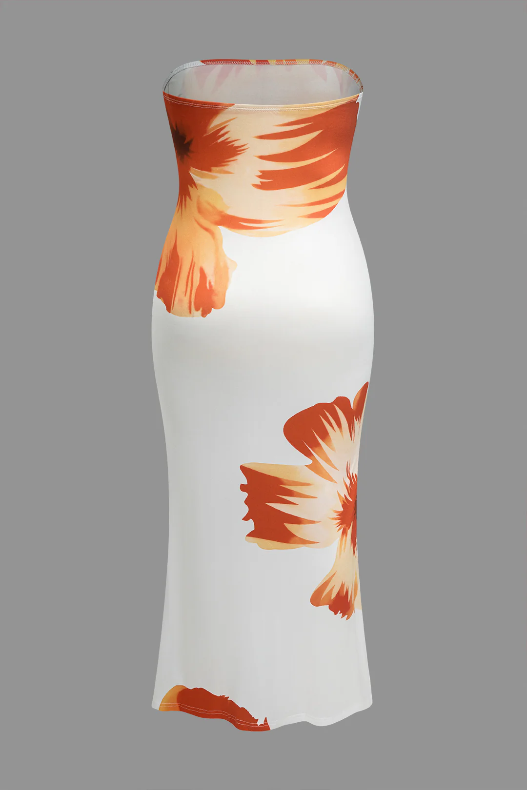 Plus Size Floral Print Slip Maxi Dress - Image 2