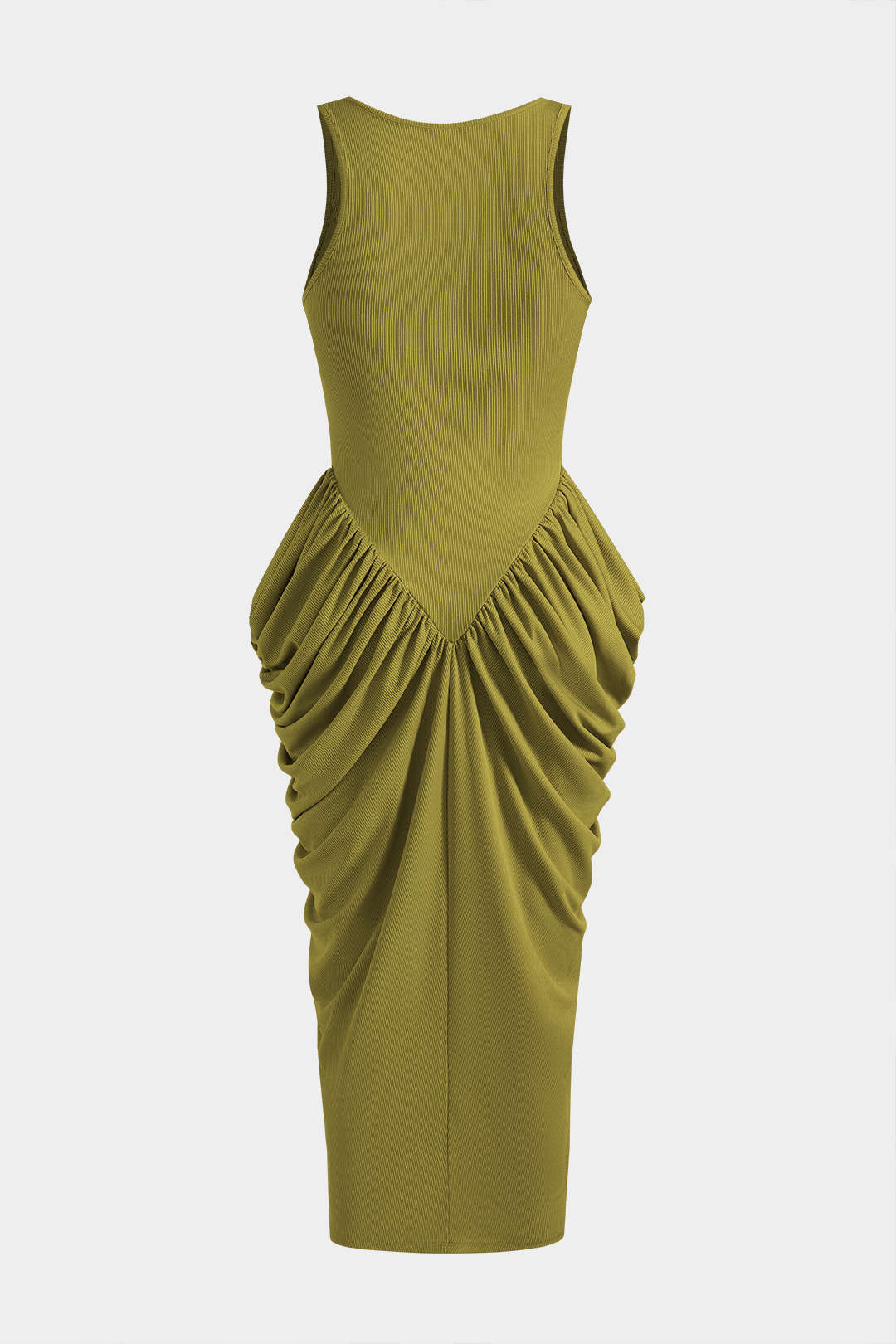 Ruched Corset Sleeveless Maxi Dress - Image 2