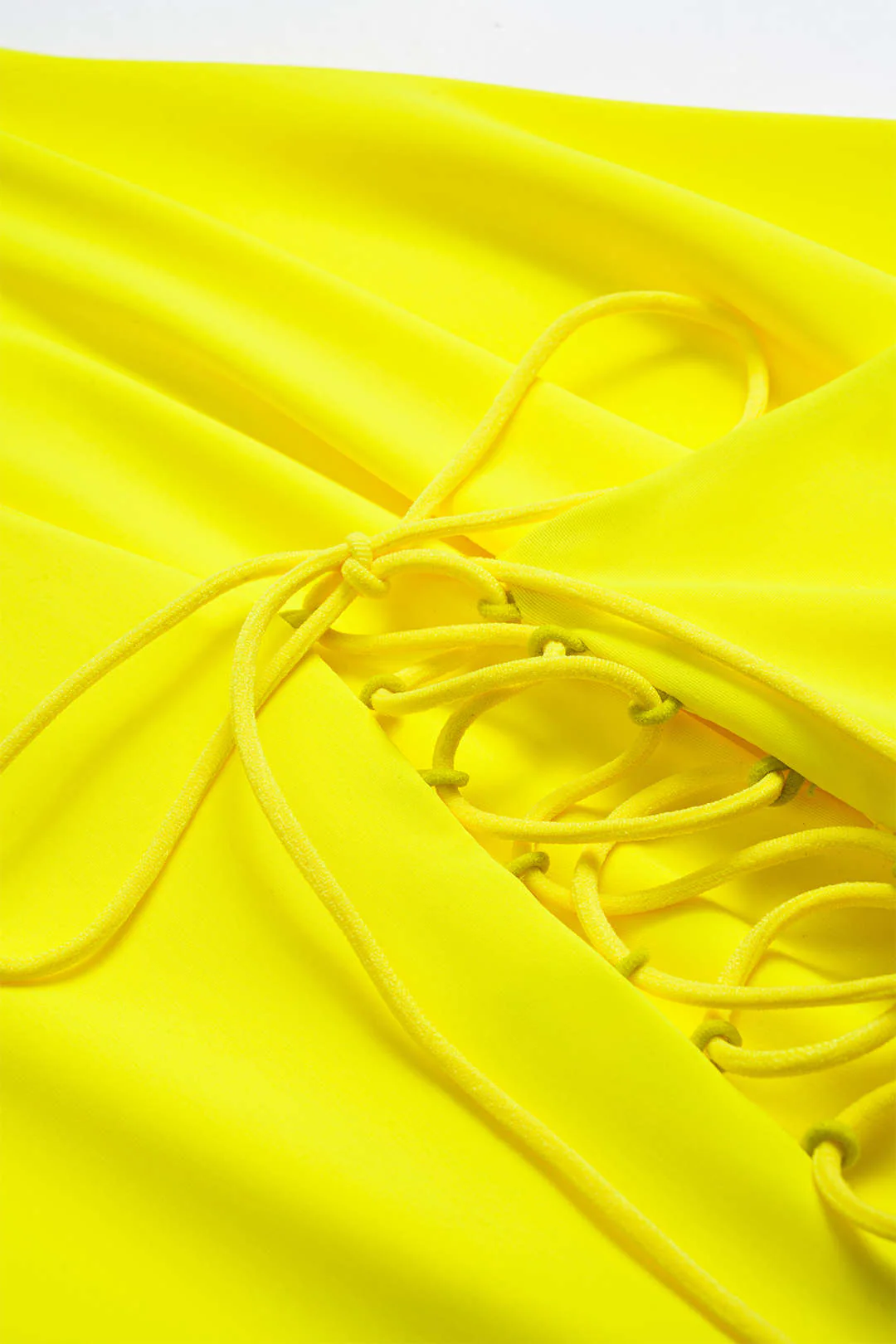 Satin High Slit Ruched Asymmetrical Maxi Dress - Image 4
