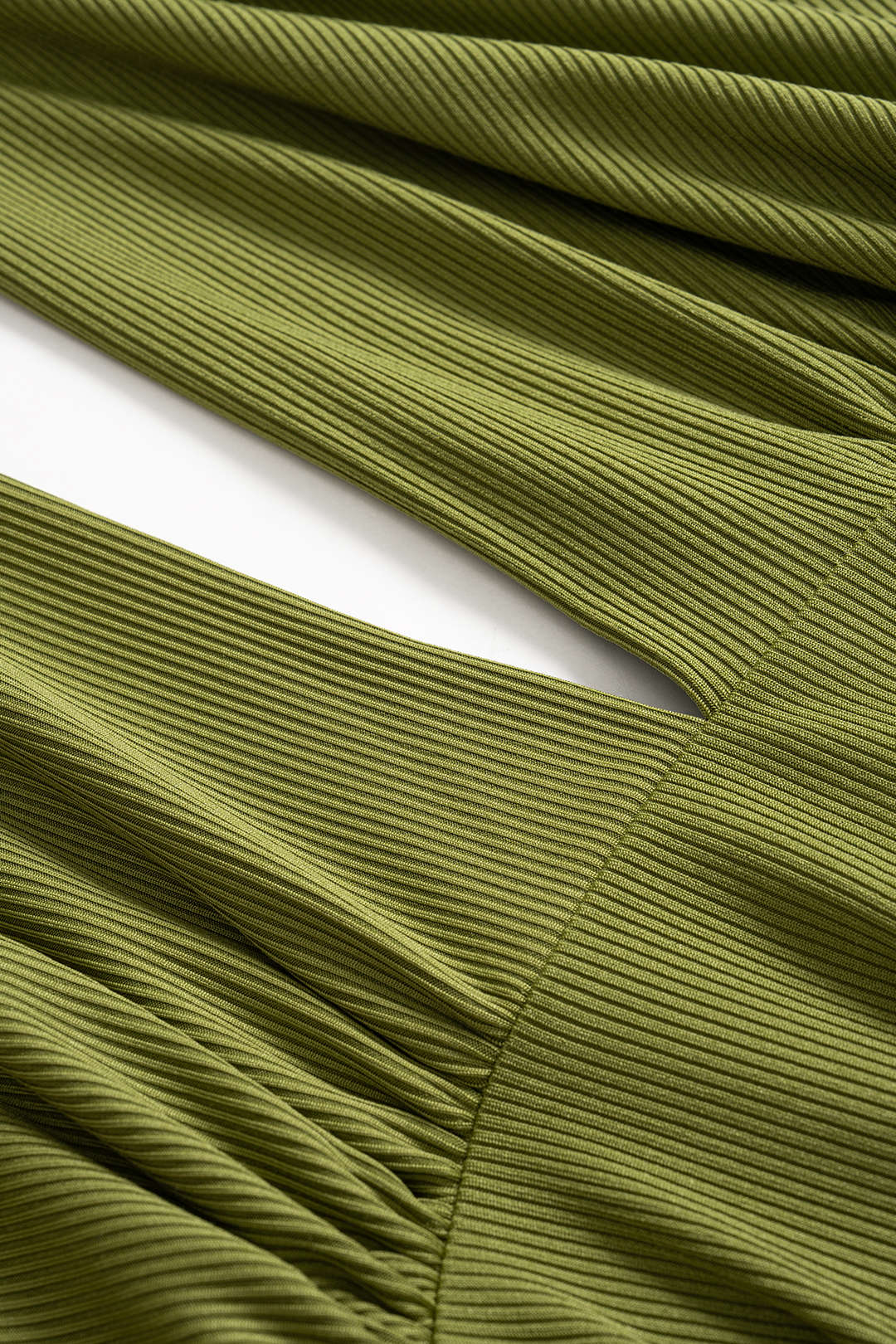 Halter V-Neck Backless Knotted Sleeveless Maxi Dress - Image 3
