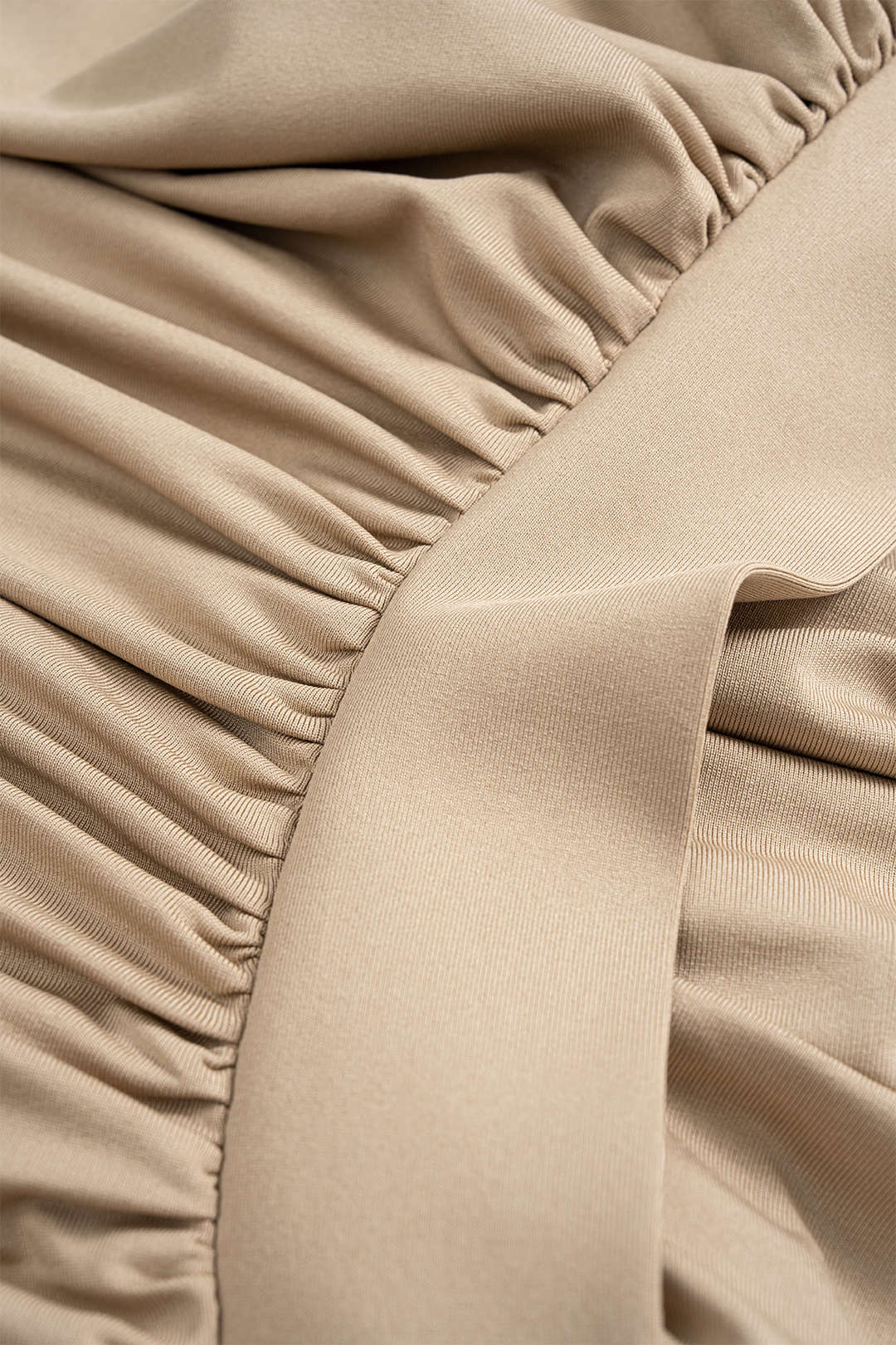 Ruched Asymmetrical Sleeveless Maxi Dress - Image 3