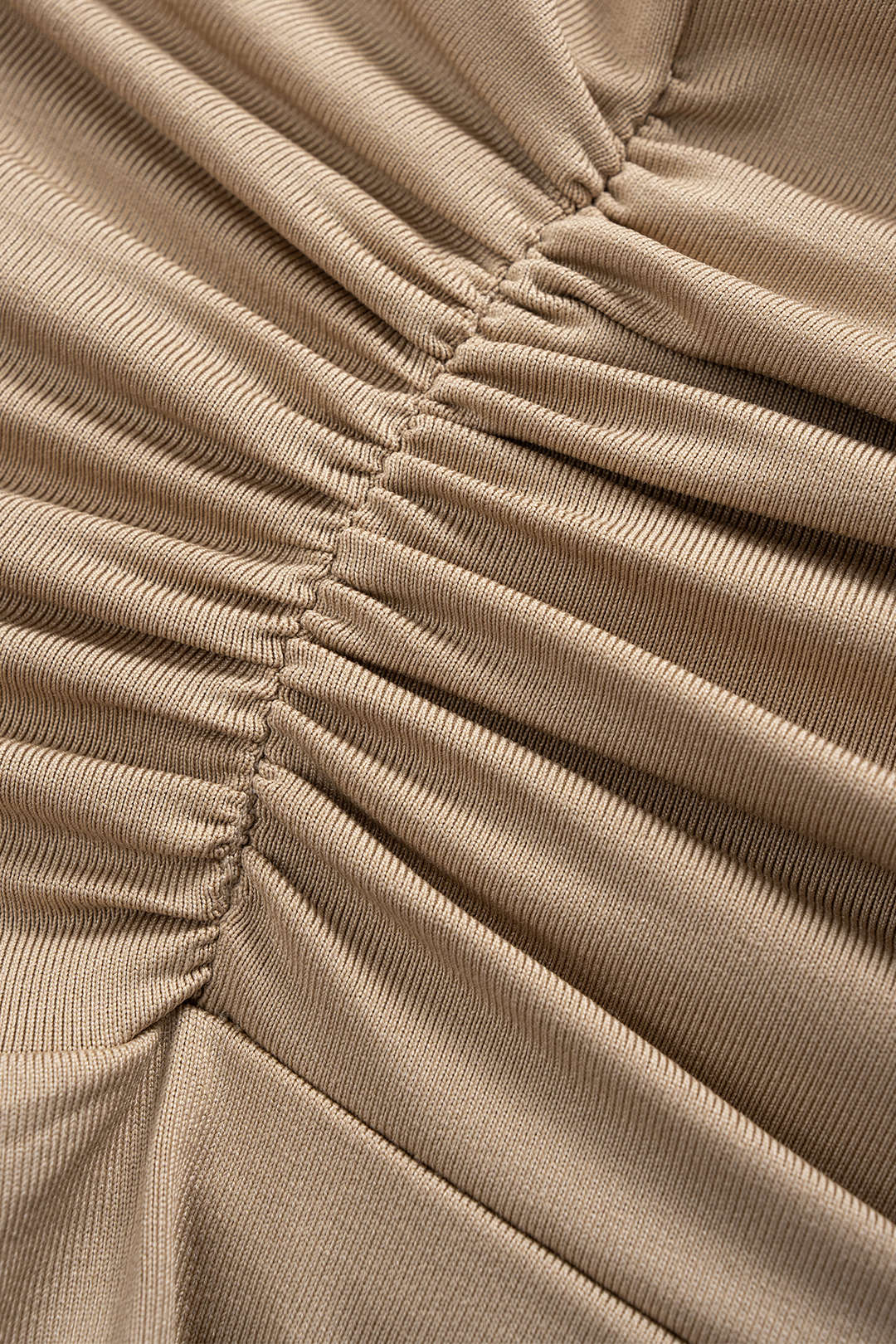 Ruched Asymmetrical Sleeveless Maxi Dress - Image 4