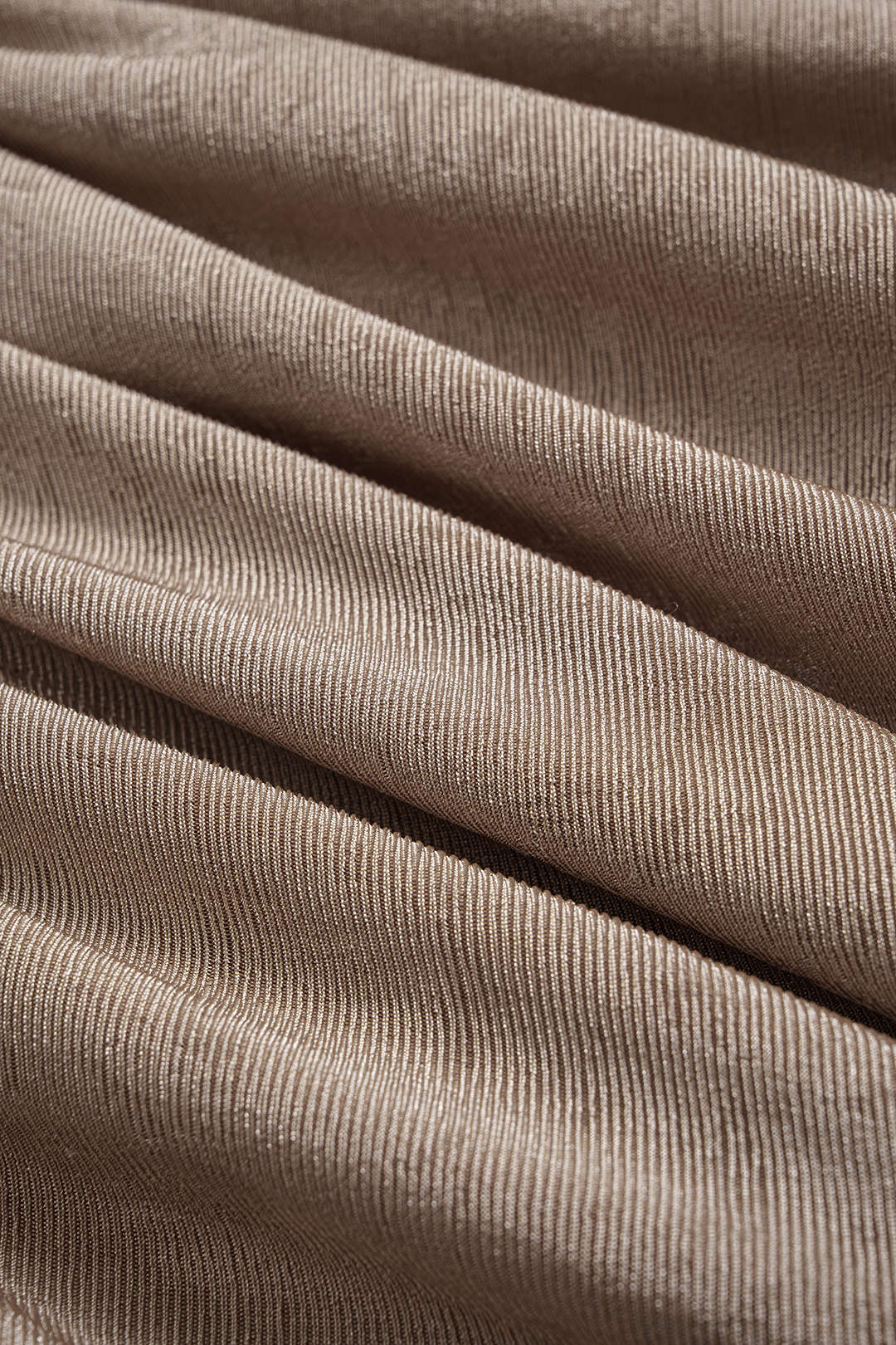 Round Neck Patchwork Ruched Long Sleeve Maxi Dress - Image 4